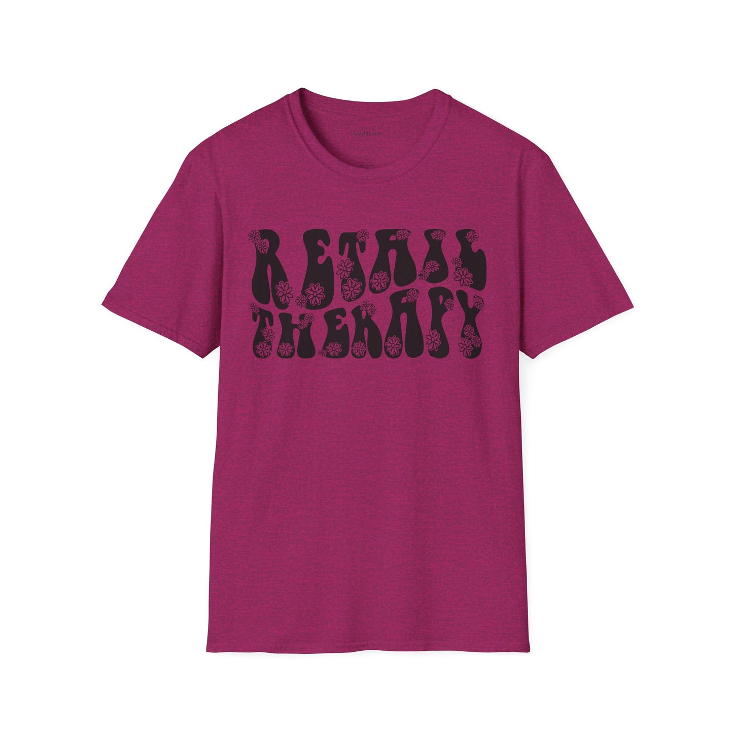 Retail Therapy Retro Unisex Softstyle T-Shirt 100% Cotton Graphic
