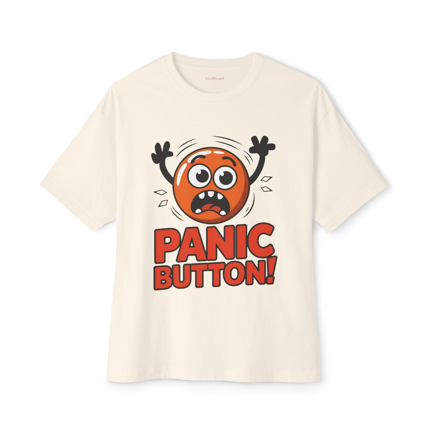 Panic Button Unisex Oversized Boxy Tee