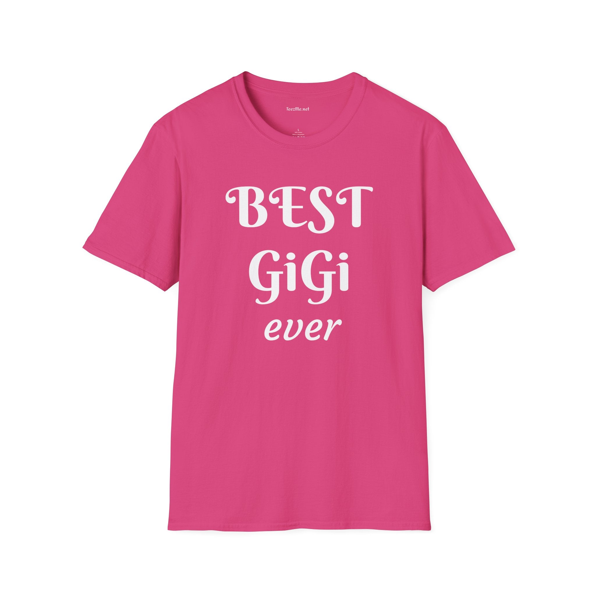 Best GiGi ever - Unisex Softstyle T-Shirt 100% Cotton Graphic
