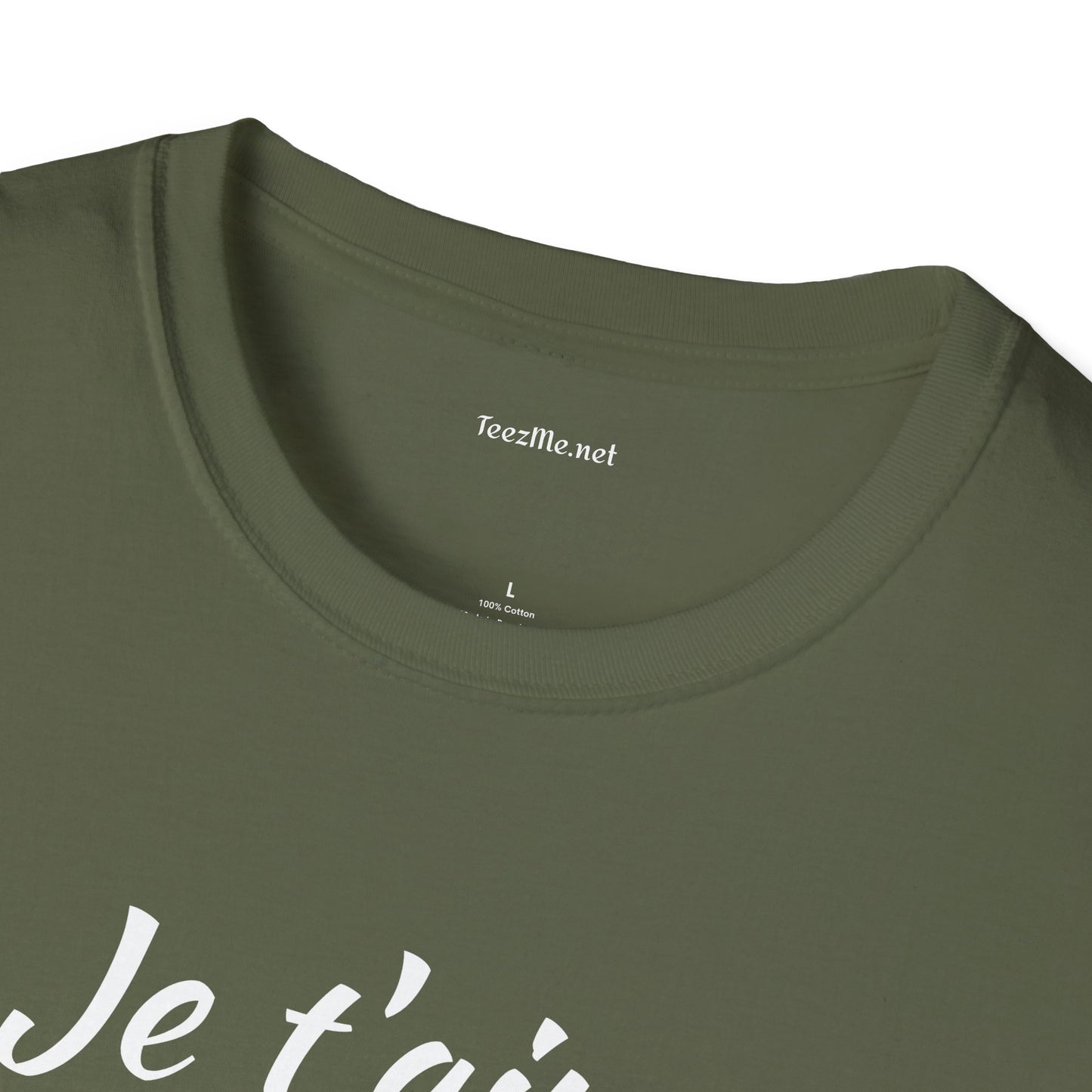 Je t'aime - Unisex Softstyle T-Shirt 100% Cotton Graphic