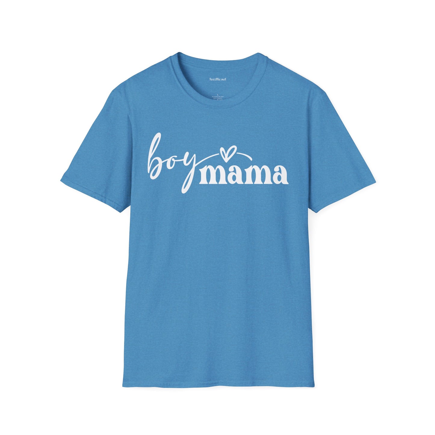 Boy Mama 01 Unisex SoftStyle T-Shirt 100% Cotton Graphic