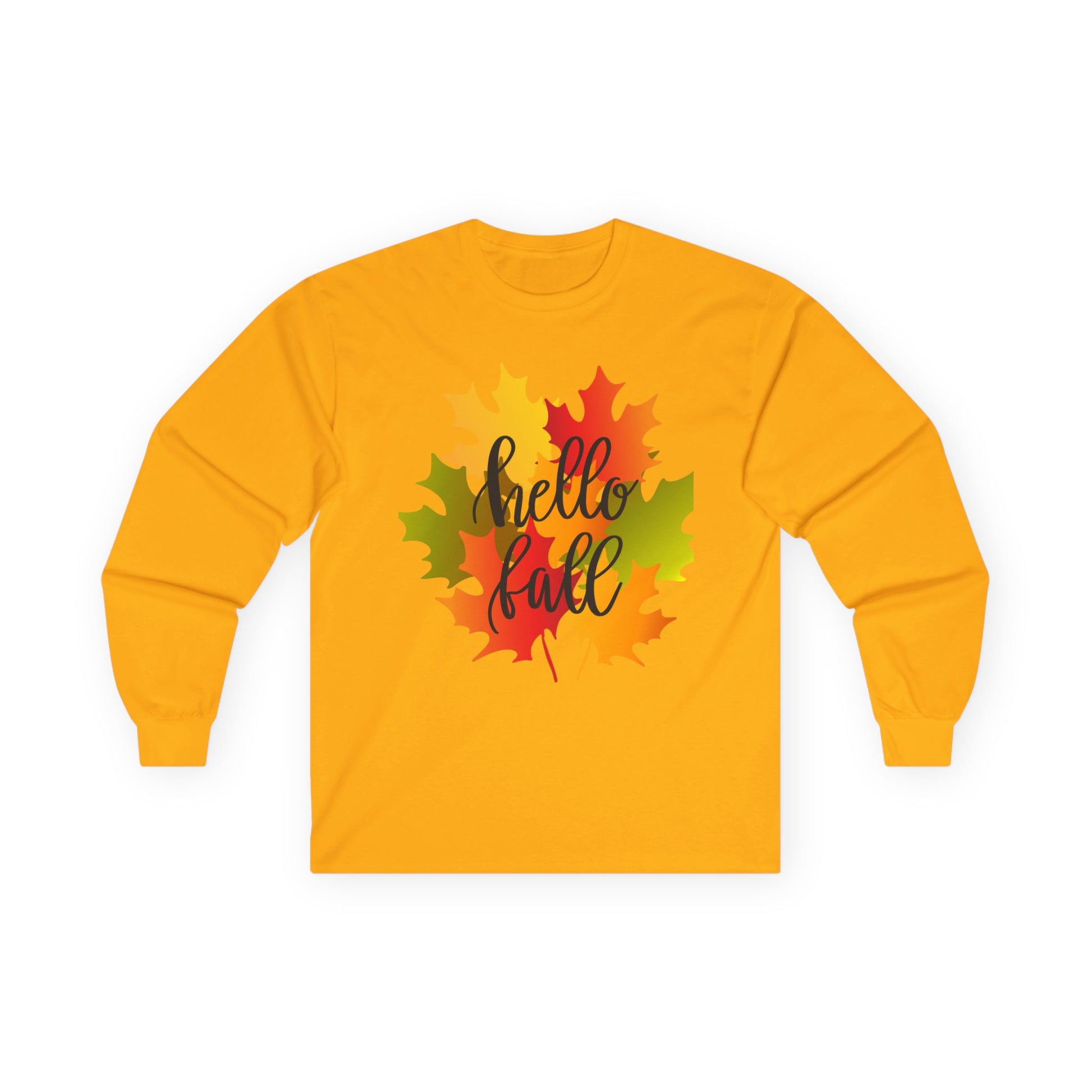 Hello Fall (2) Unisex Ultra Cotton Long Sleeve Tee