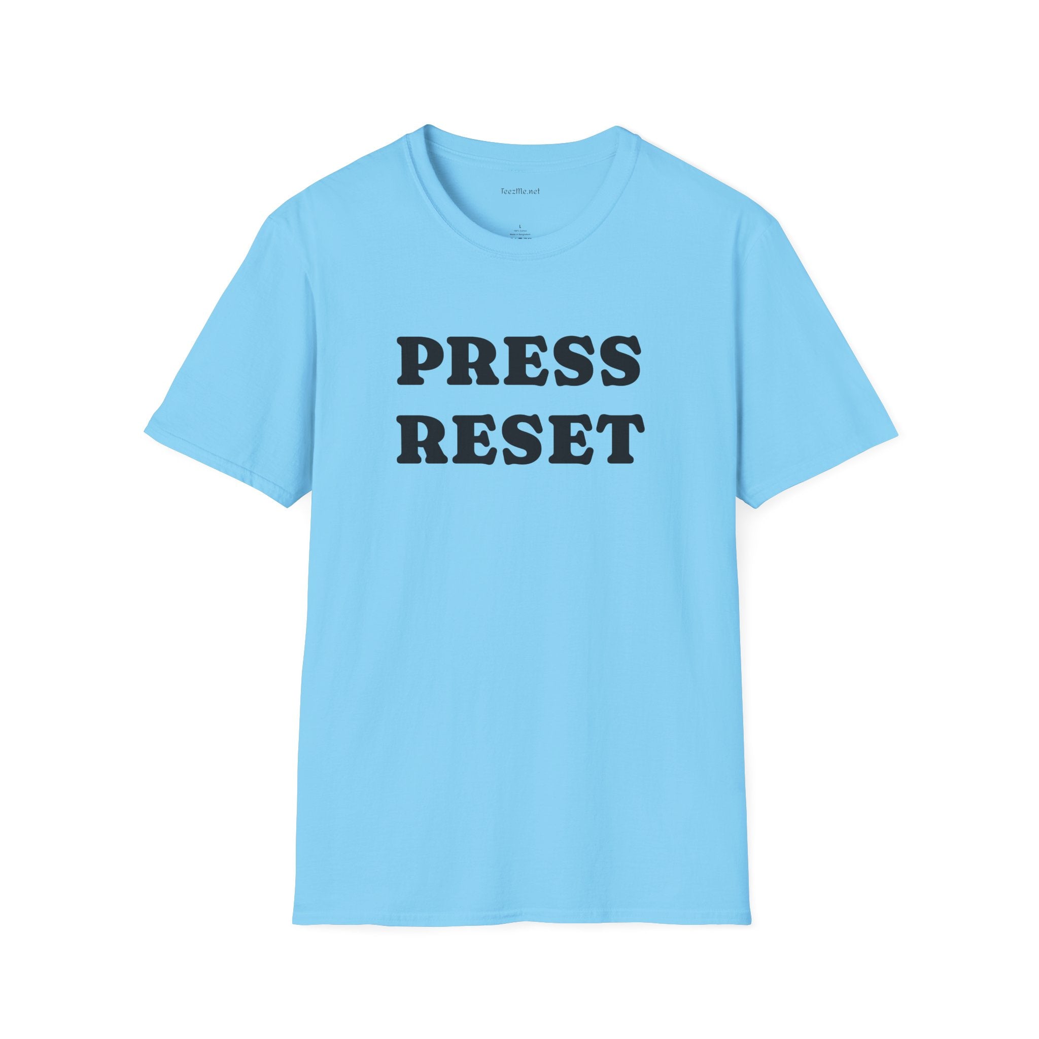 Press Reset - Unisex Softstyle T-Shirt 100% Cotton Graphic