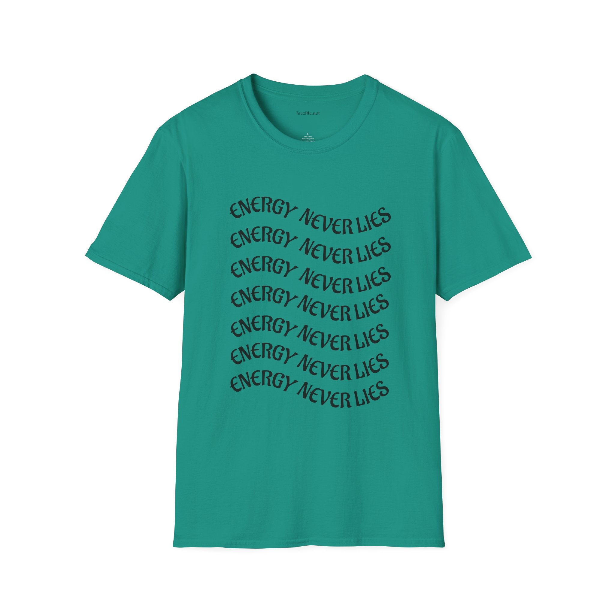 Energy Never Lies - Unisex Softstyle T-Shirt 100% Cotton Graphic