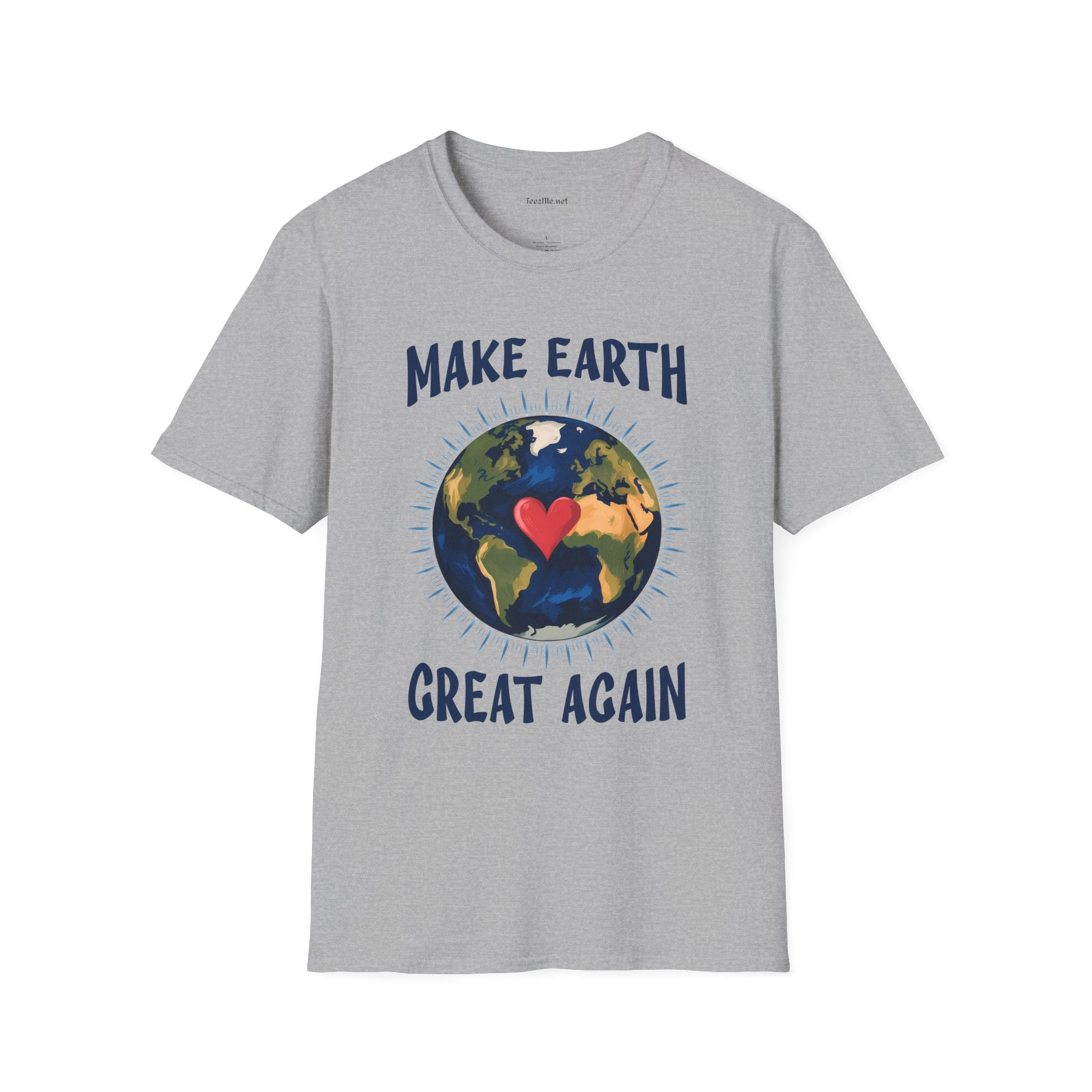 Make Earth Great 01 Unisex Softstyle T-Shirt 100% Cotton