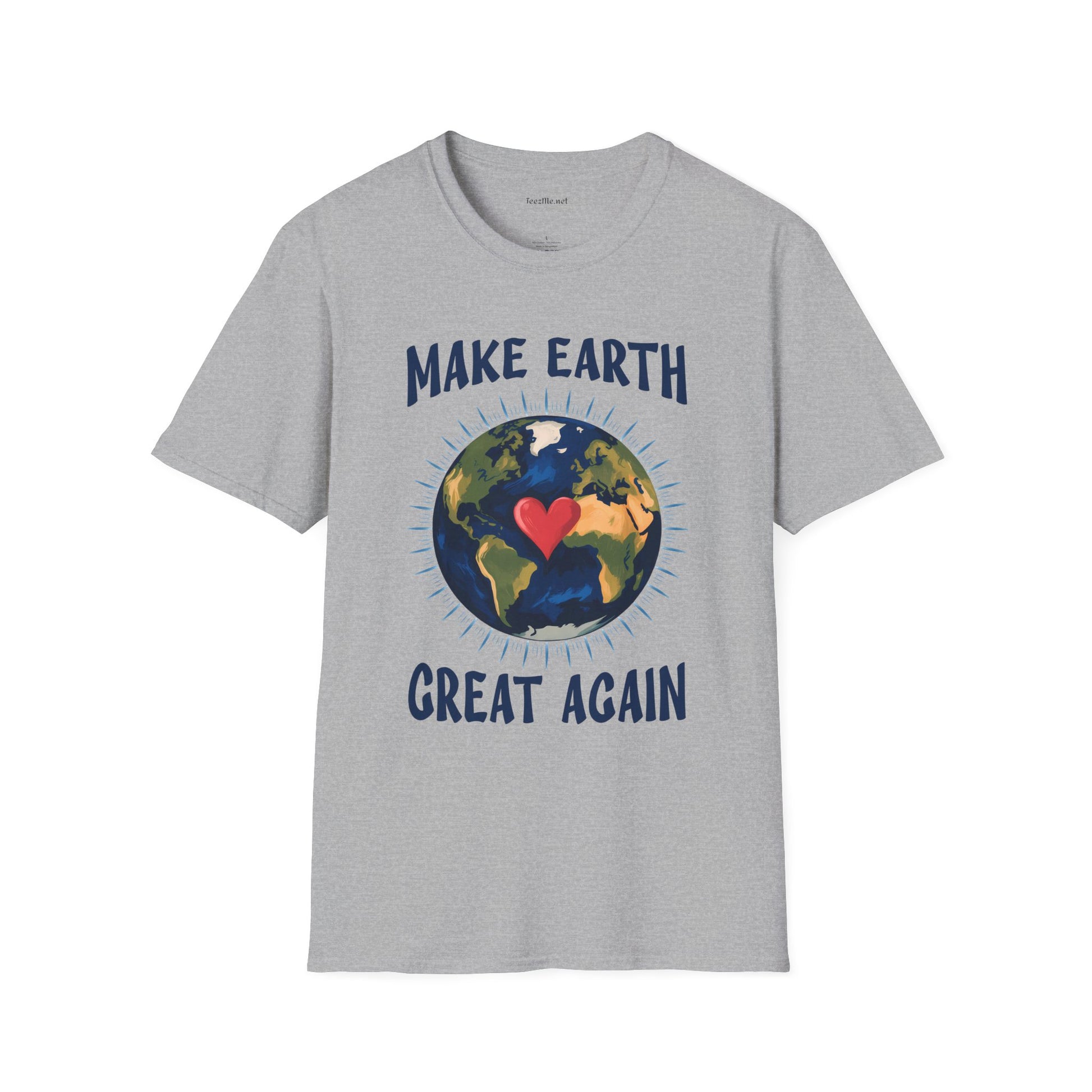 Make Earth Great 01 Unisex Softstyle T-Shirt 100% Cotton