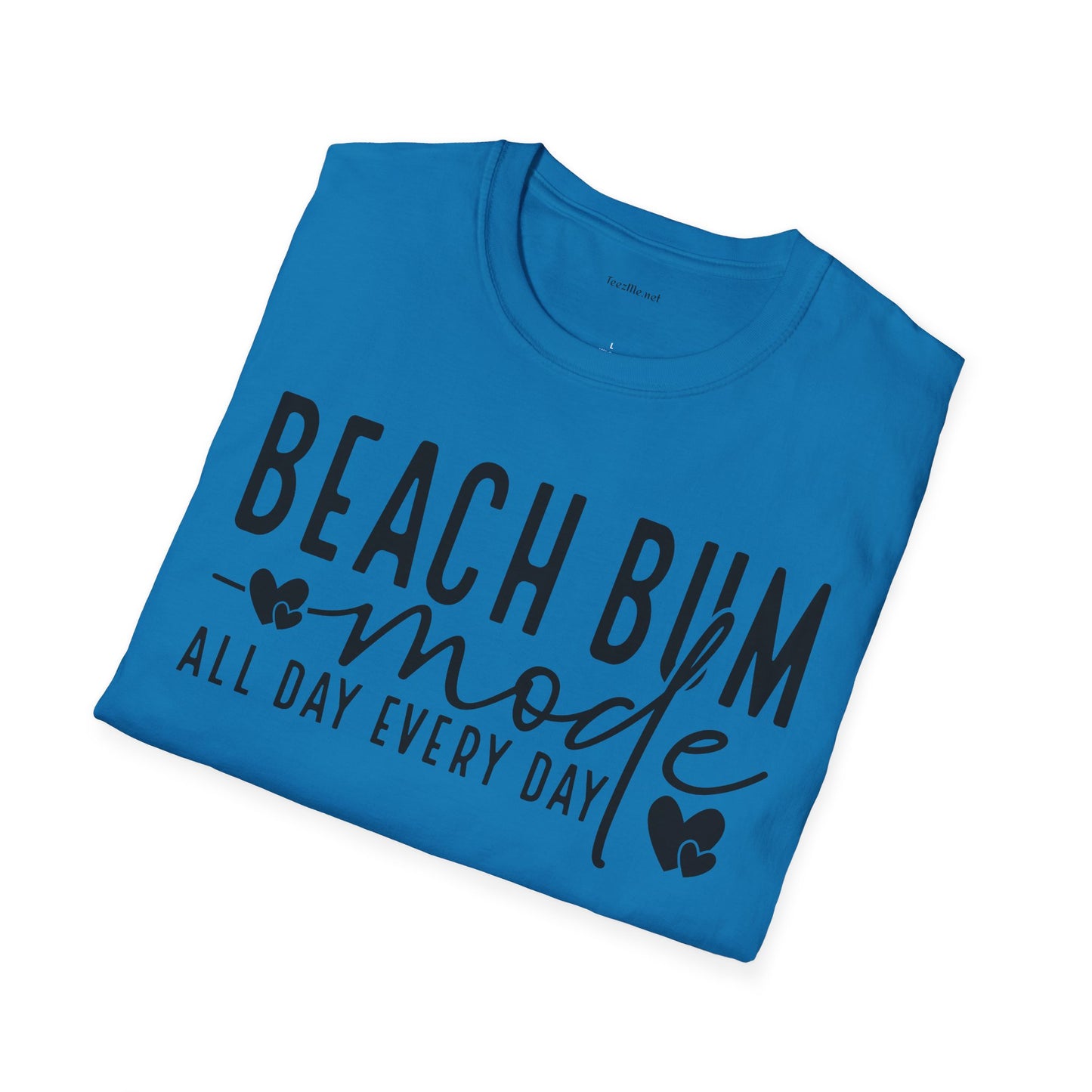Beach Bum - Unisex Softstyle T-Shirt 100% Cotton Graphic