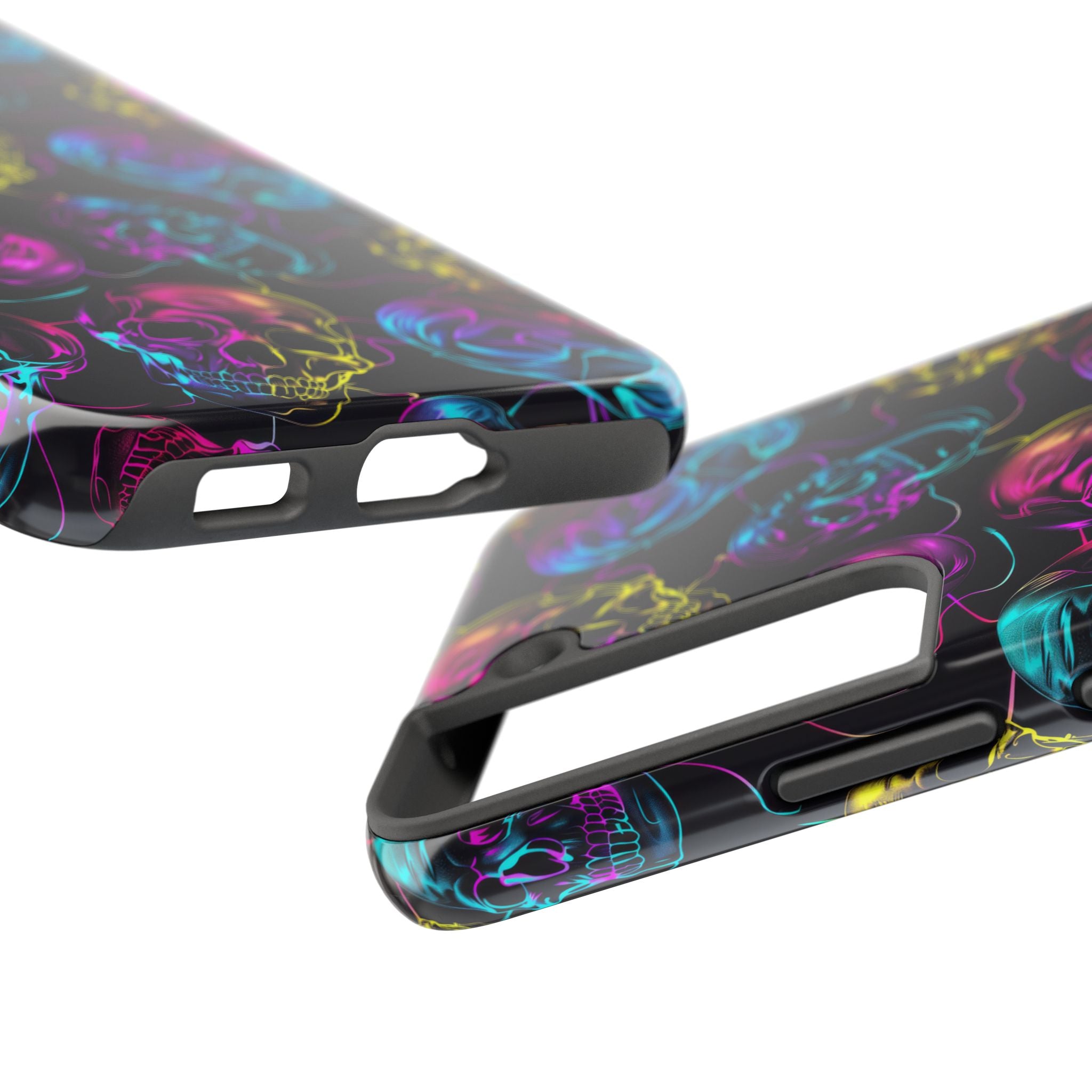 Neon Skull Cell Phone Case Tough Phone Cases