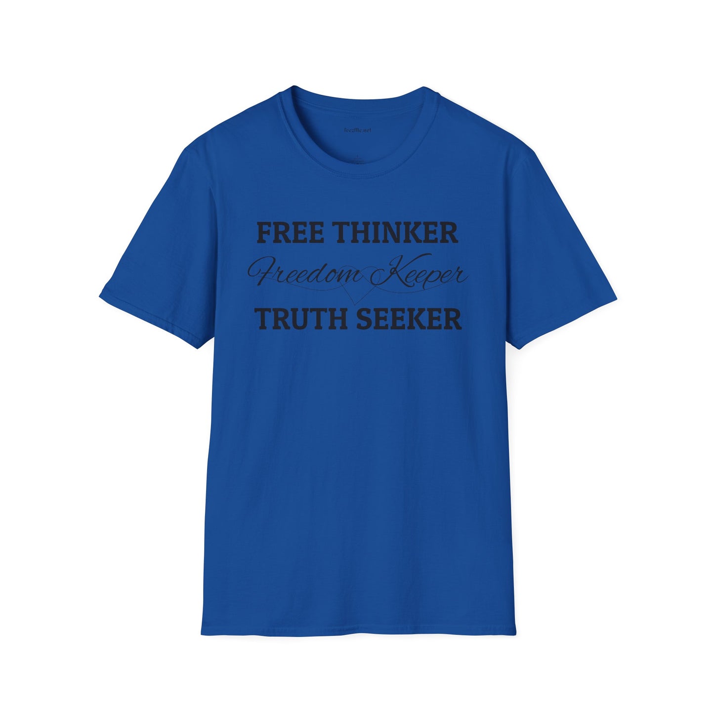 Free Thinker Unisex Softstyle T-Shirt 100% Cotton Graphic