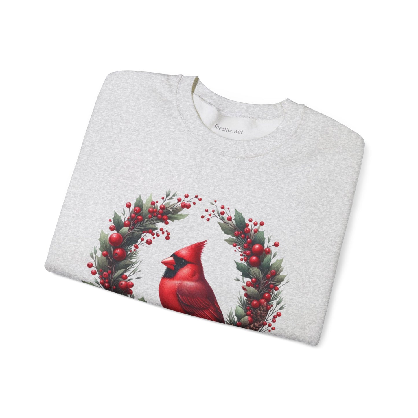 Christmas Cardinal Unisex Heavy Blend™ Crewneck Sweatshirt