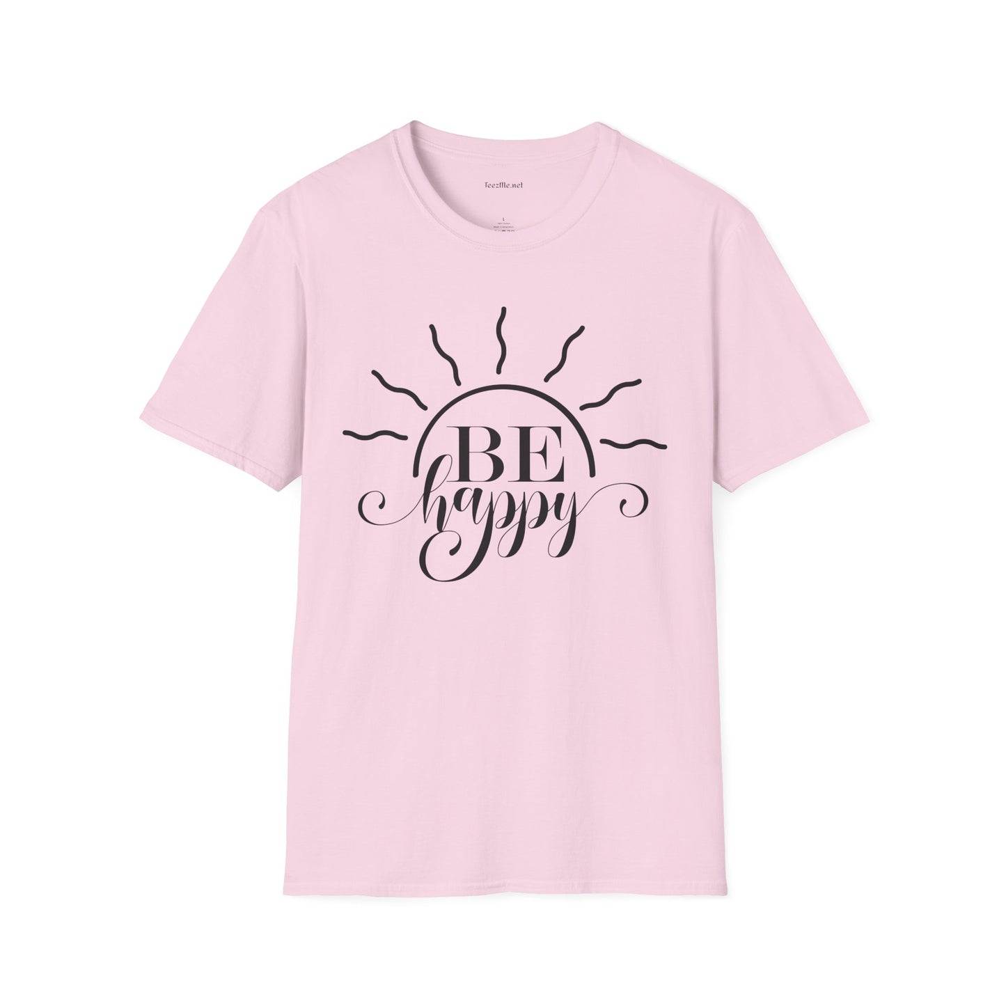 Be Happy Unisex Softstyle T-Shirt 100% Cotton