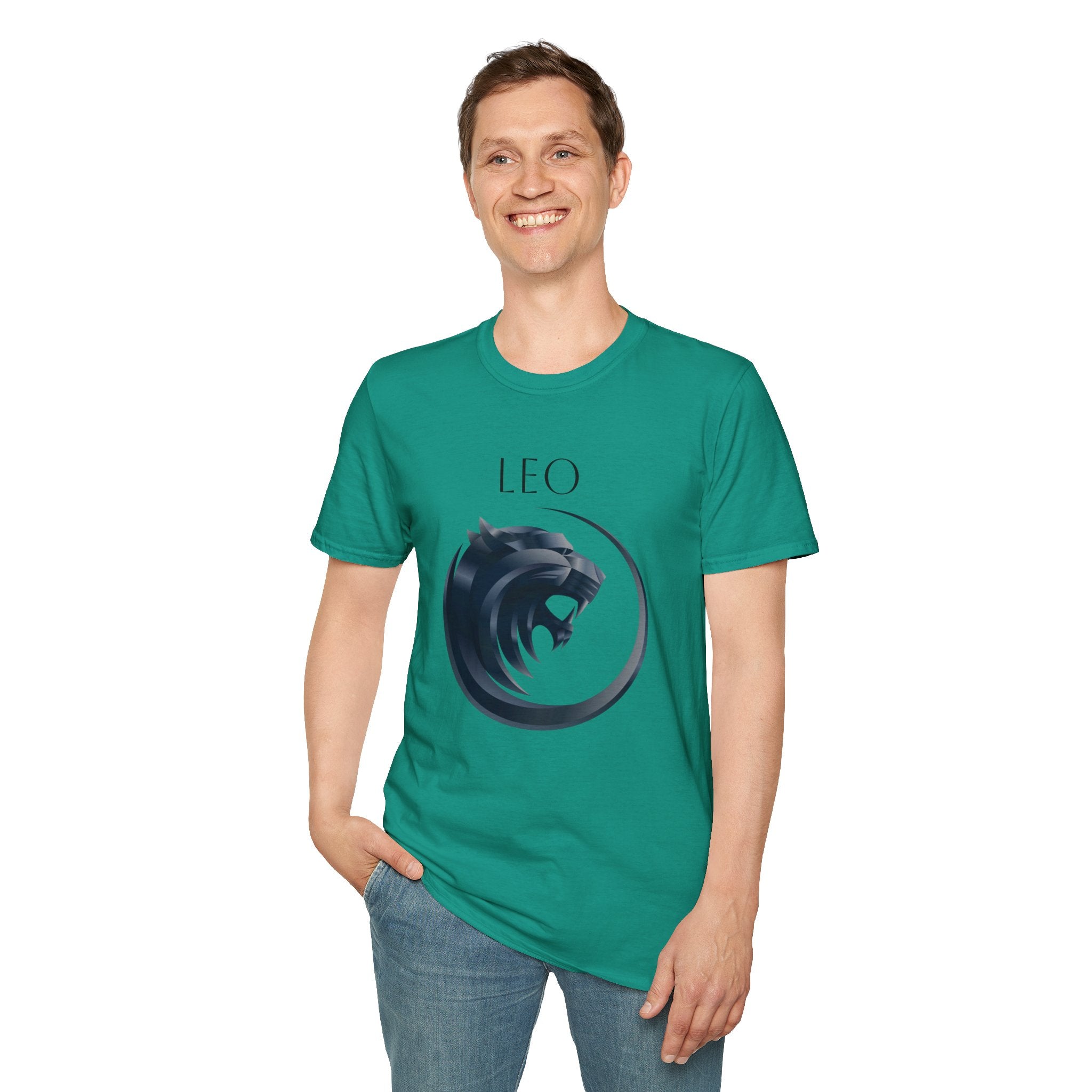 LEO - Unisex Softstyle T-Shirt 100% Cotton Graphic