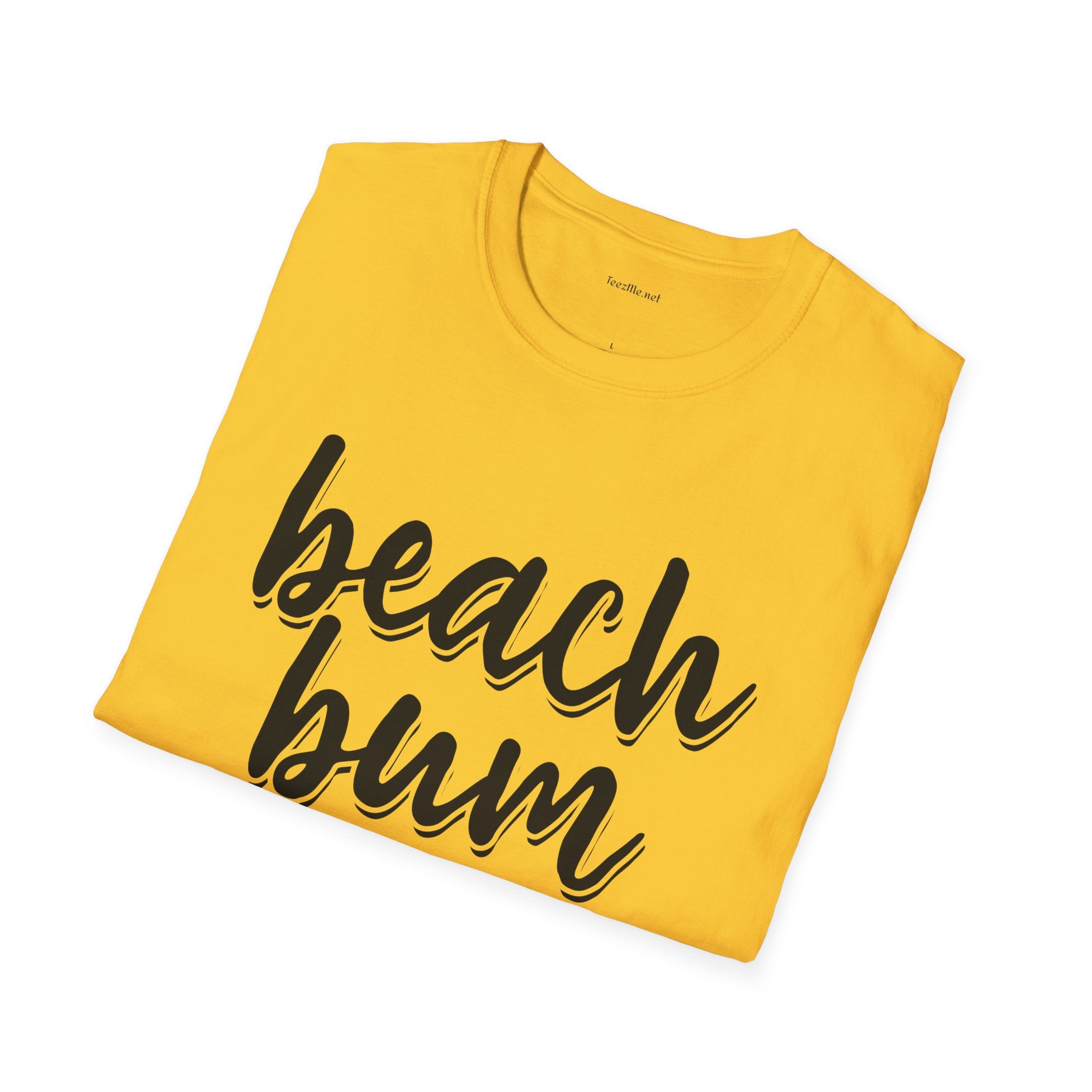 Beach Bum - Unisex Softstyle T-Shirt 100% Cotton Graphic (1)
