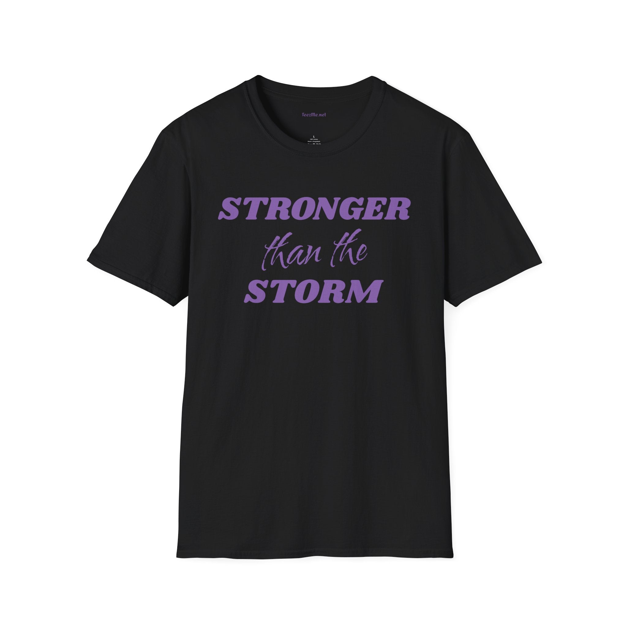 Stronger than the Storm Unisex Softstyle T-Shirt 100% Cotton Graphic