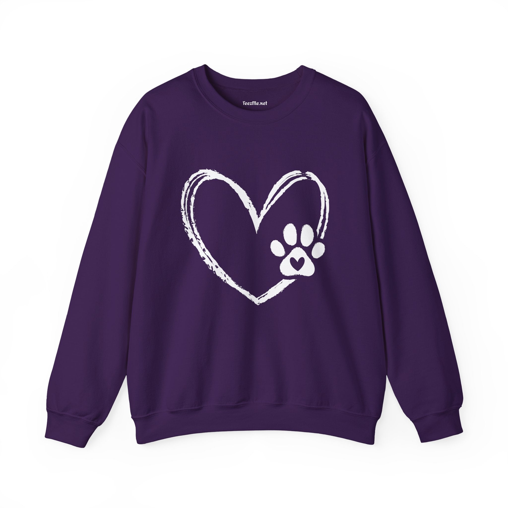 Paw Heart Unisex Heavy Blend™ Crewneck Sweatshirt