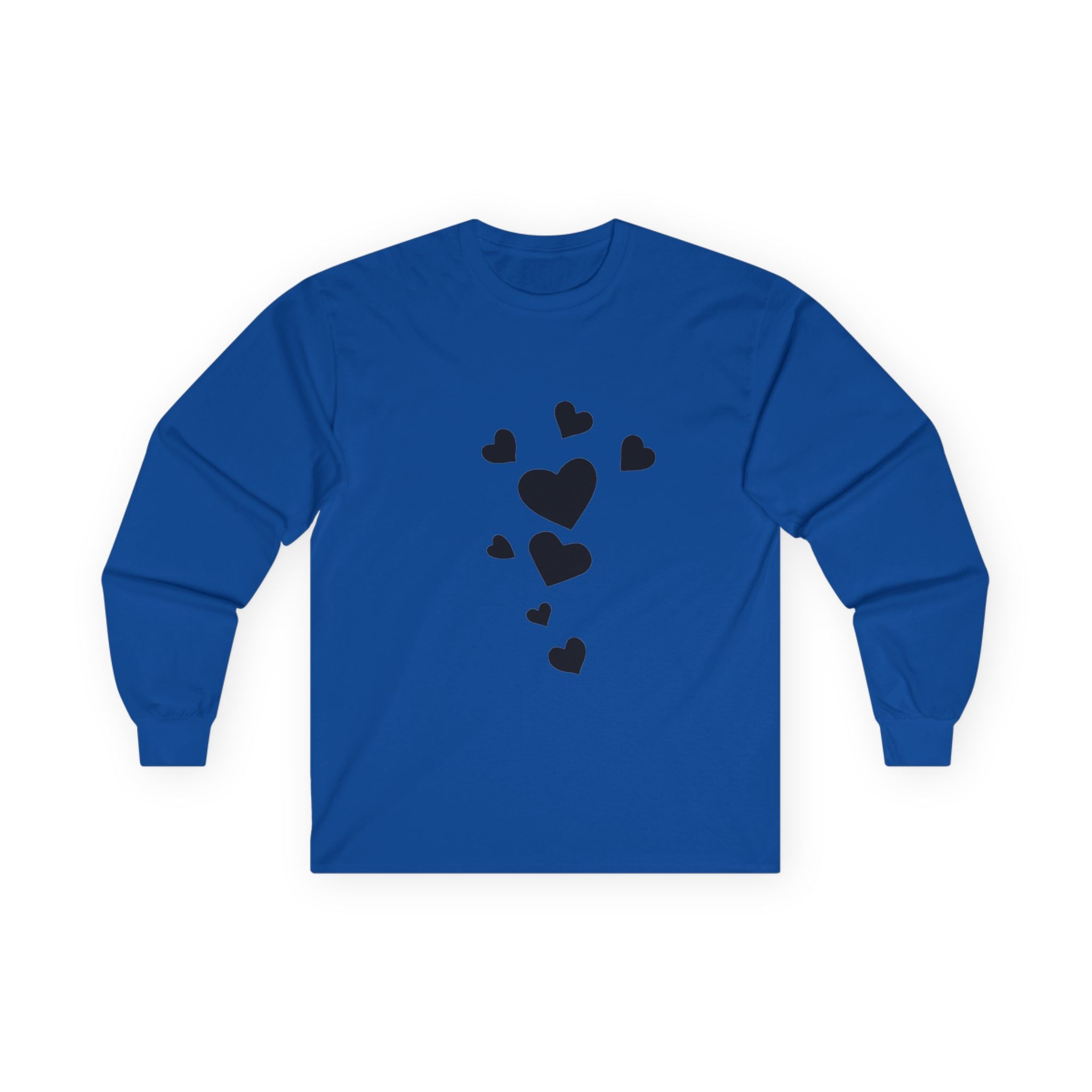 Black Hearts - Ultra Cotton Long Sleeve Tee