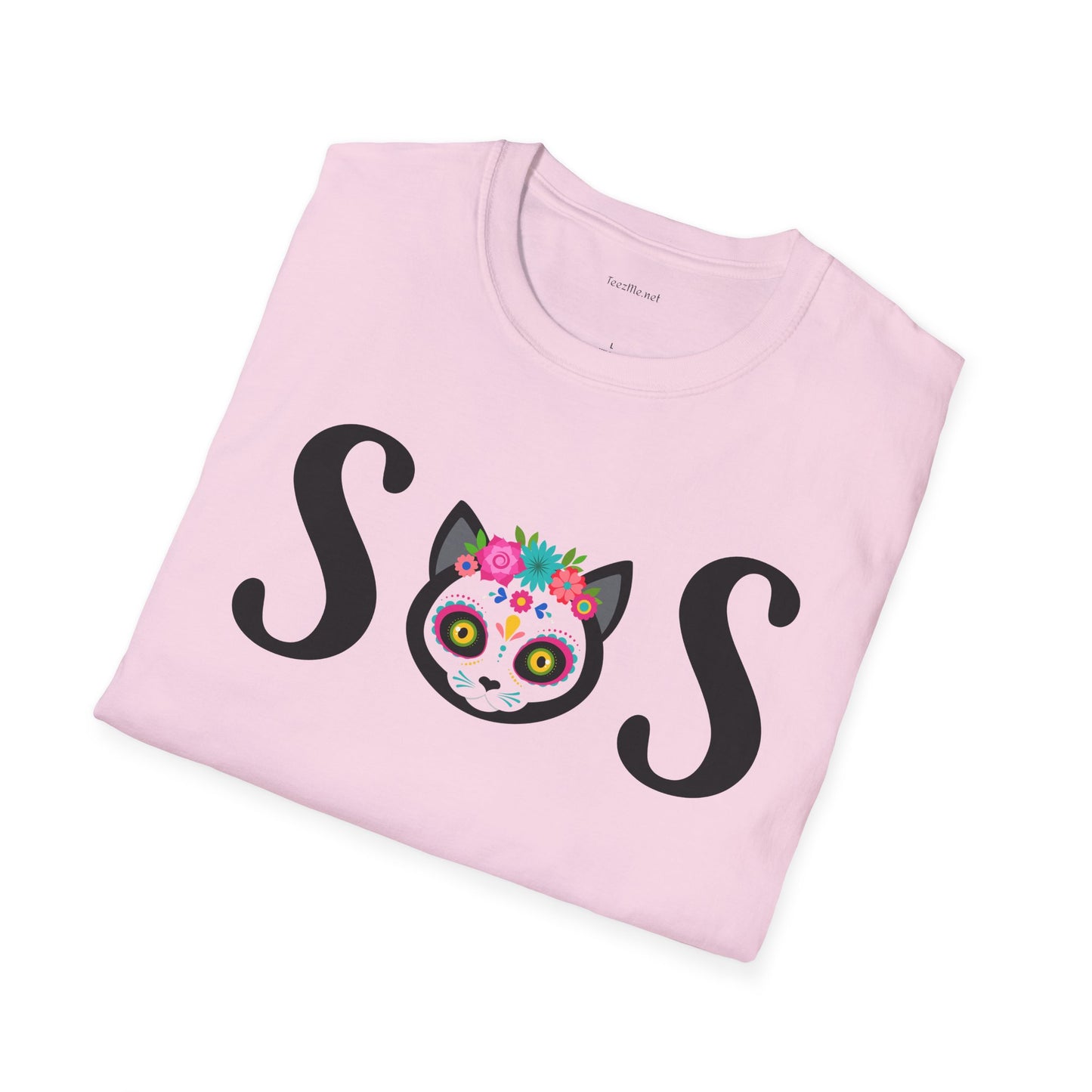 S O S - Unisex Softstyle T-Shirt 100% Cotton Graphic