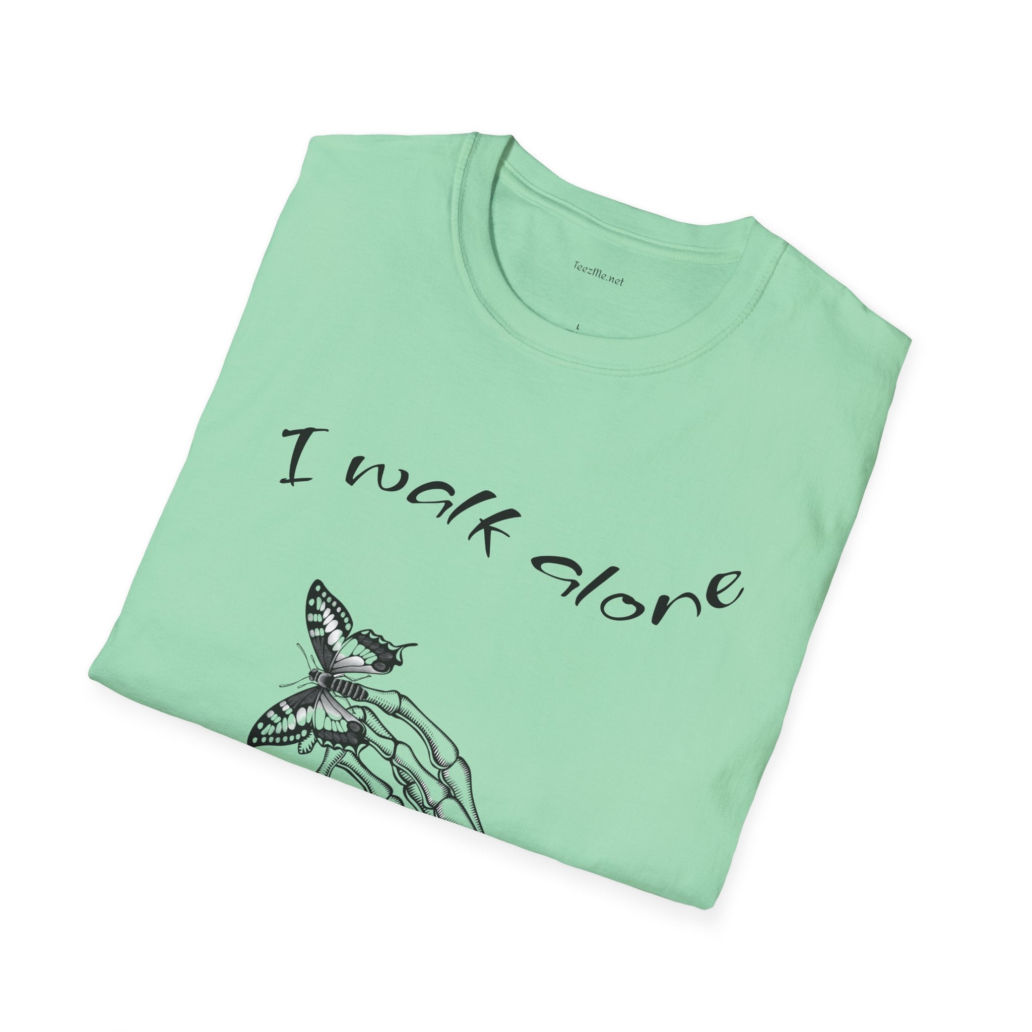 I walk alone - Unisex Softstyle T-Shirt 100% Cotton Graphic