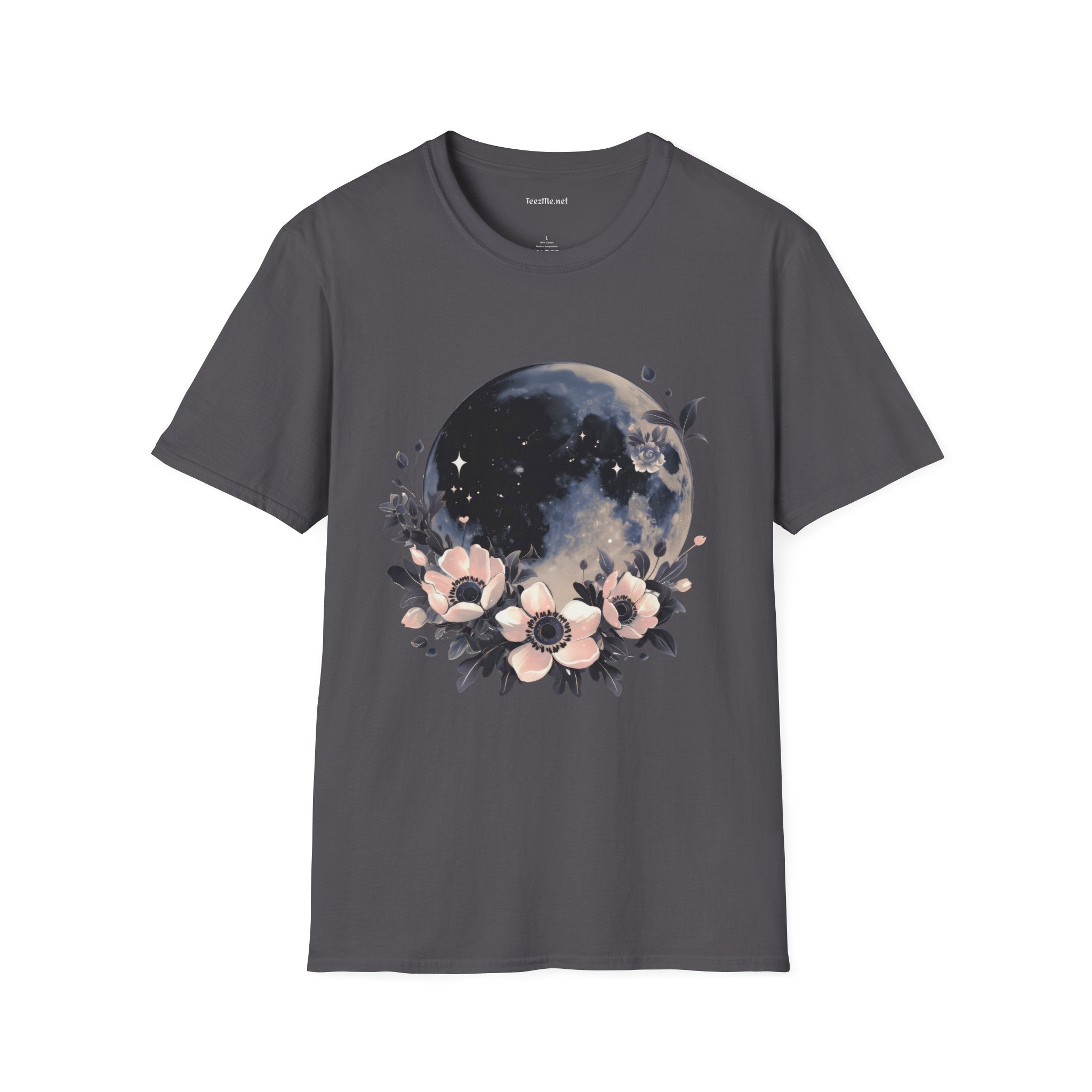 BOHO Black Moon - Unisex Softstyle T-Shirt 100% Cotton Graphic