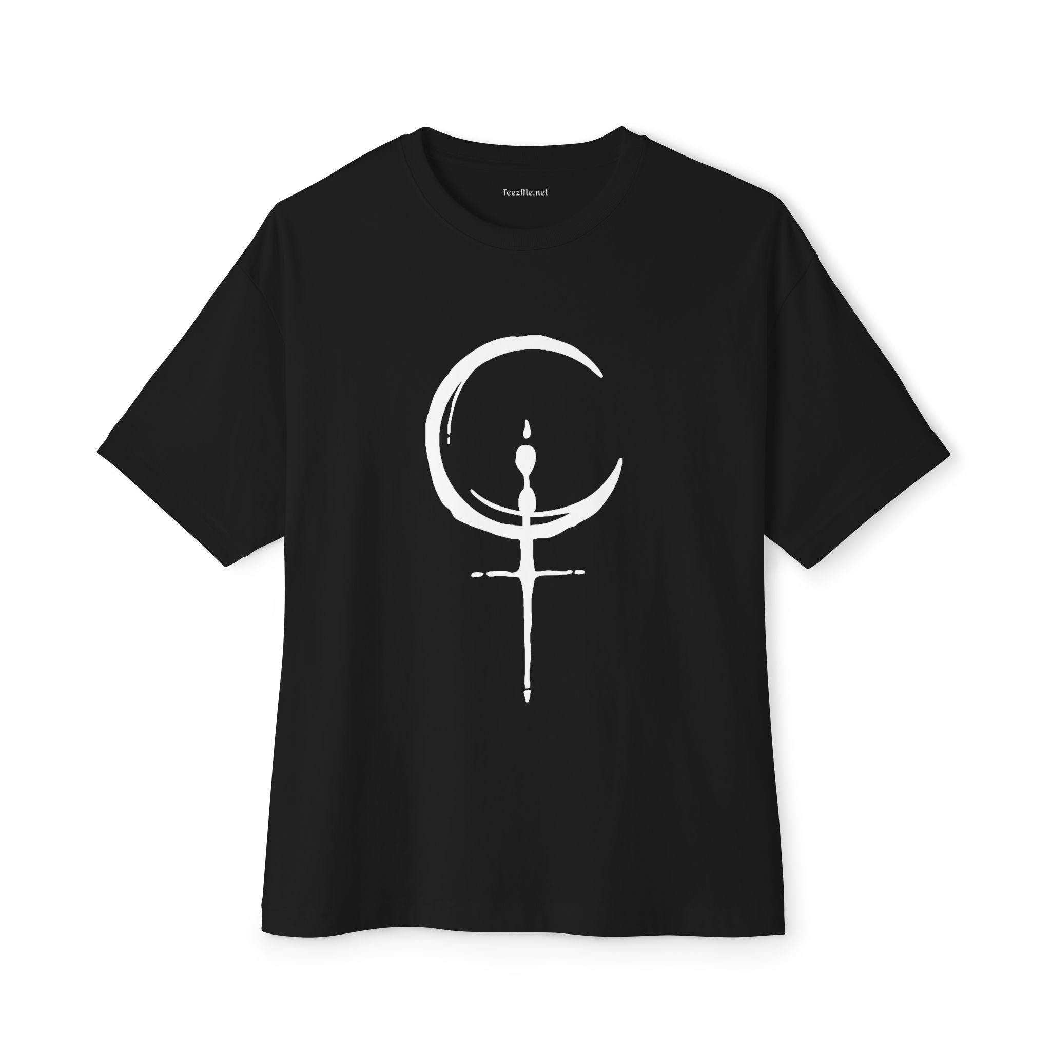 Lilith Symbol (white) Unisex Oversized Boxy Tee