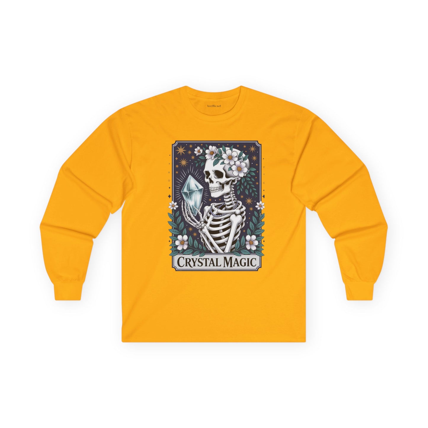 Crystal Magic Skeleton Unisex Ultra Cotton Long Sleeve Tee