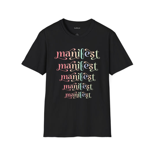 Manifest Unisex Softstyle T-Shirt 100% Cotton Graphic