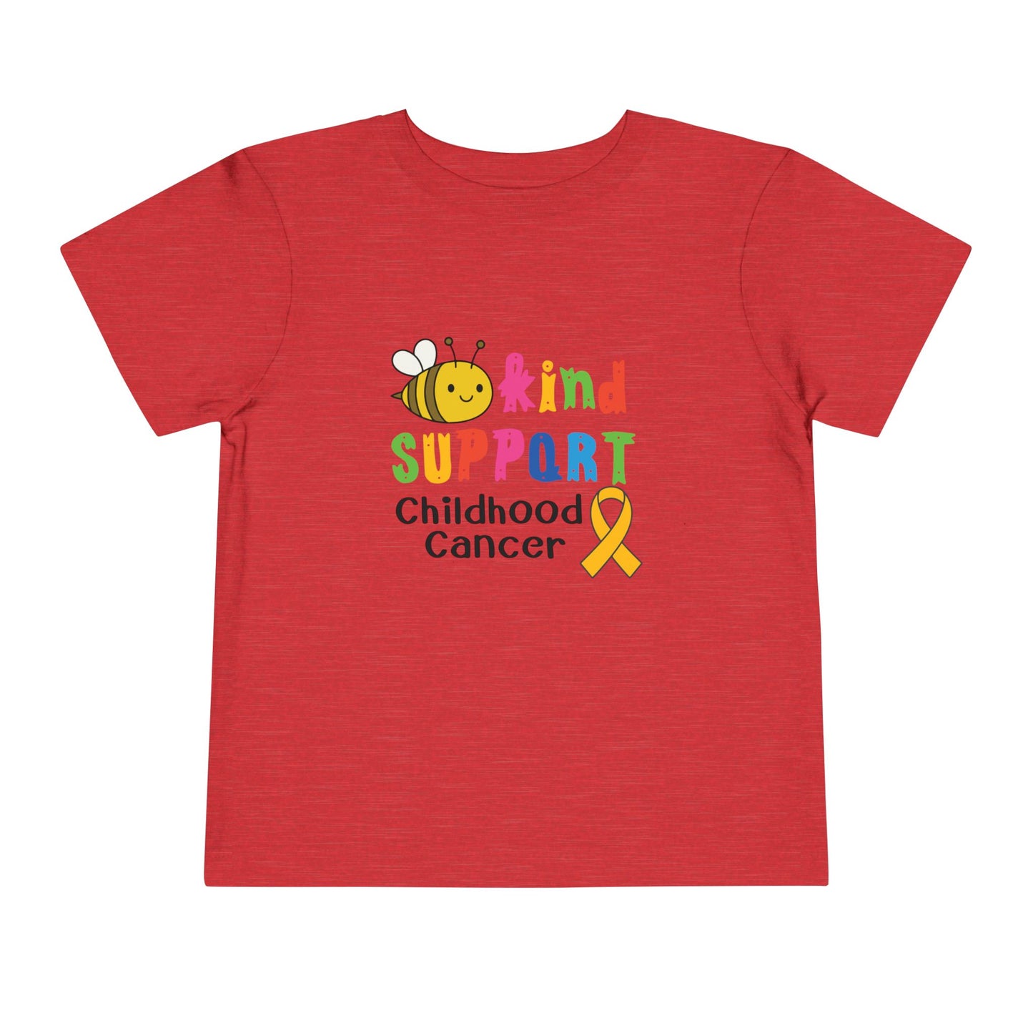 Bee Kind (Support Childhood Cancer)- Kids Softstyle Tee Children