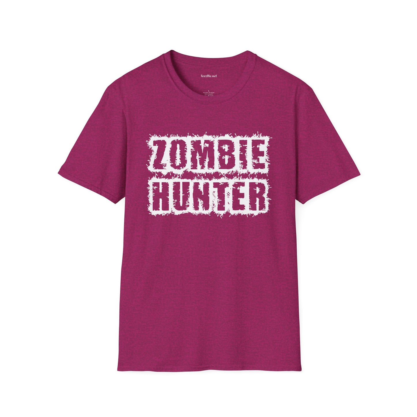 Zombie Hunter Unisex Softstyle T-Shirt 100% Cotton Graphic
