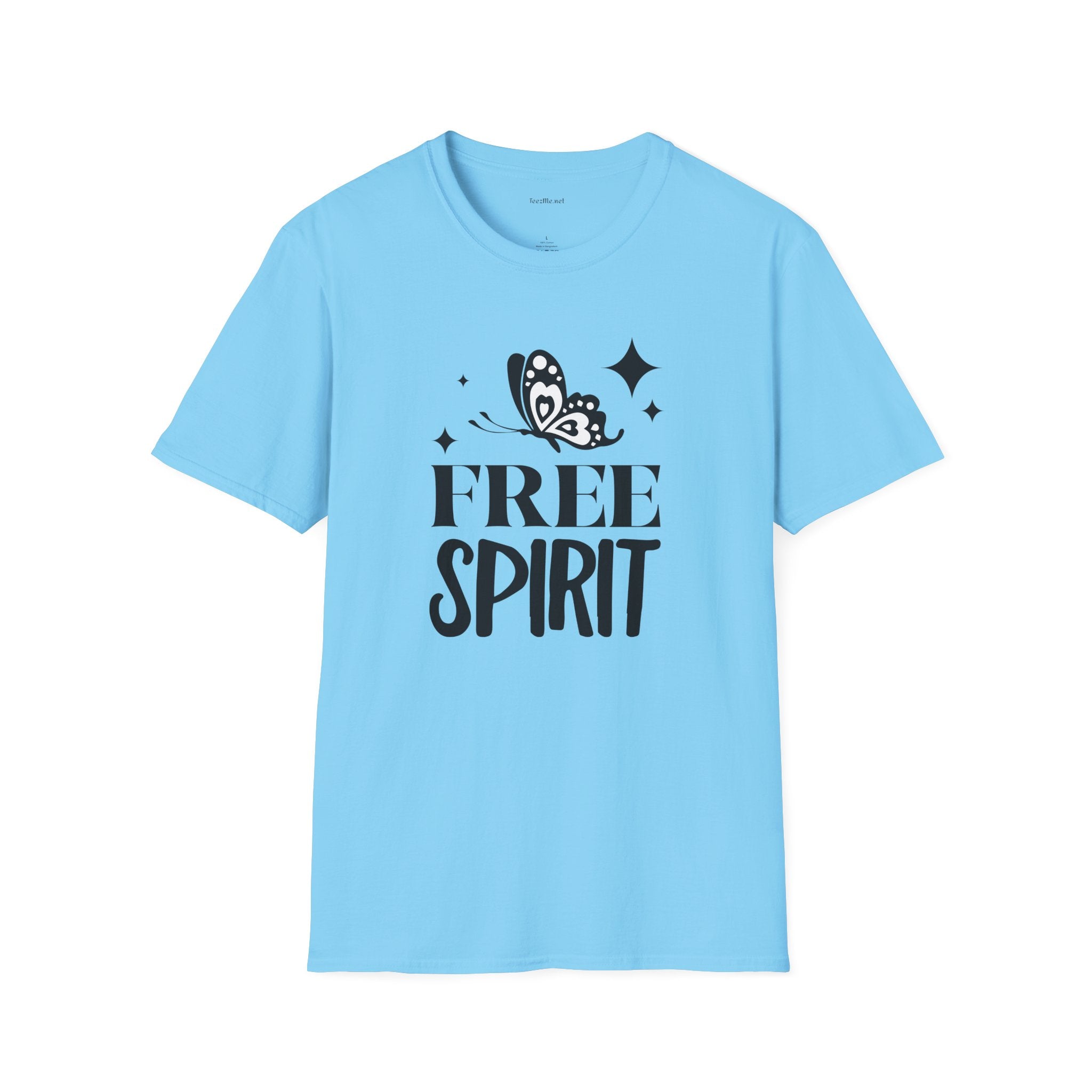 Free Spirit Butterfly T‑Shirt — Boho Casual Graphic Tee