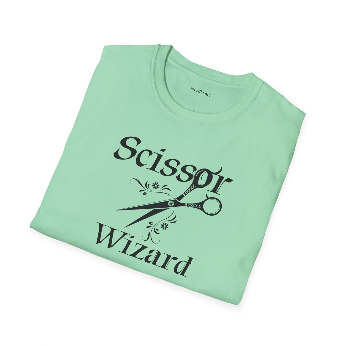 Scissor Wizard Unisex Softstyle T-Shirt 100% Cotton Graphic