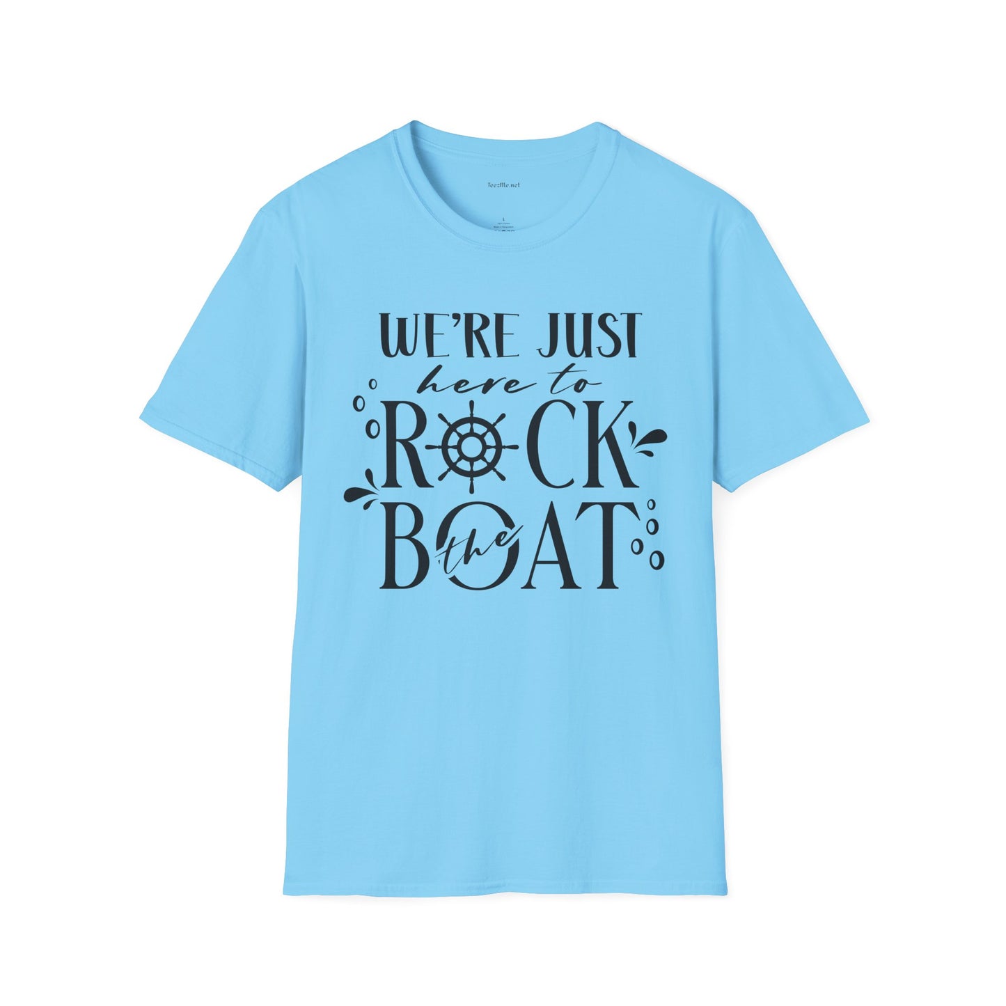 Rock the Boat - Unisex Softstyle T-Shirt 100% Cotton Graphic