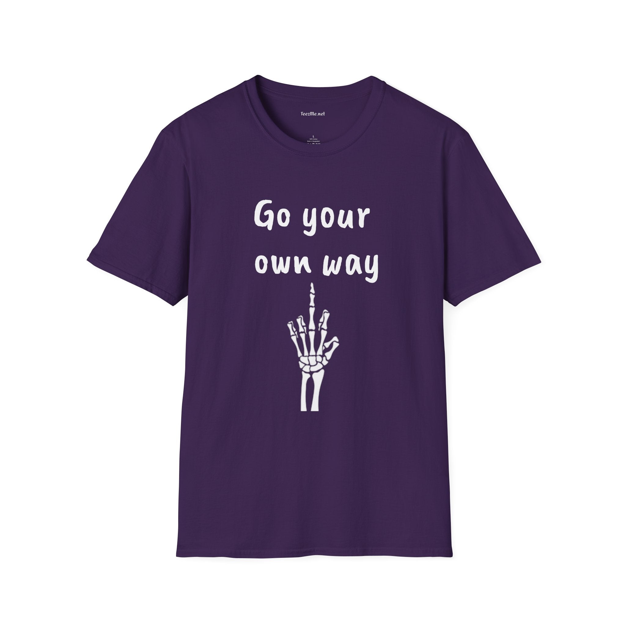 Go your own way - Unisex Softstyle T-Shirt 100% Cotton Graphic