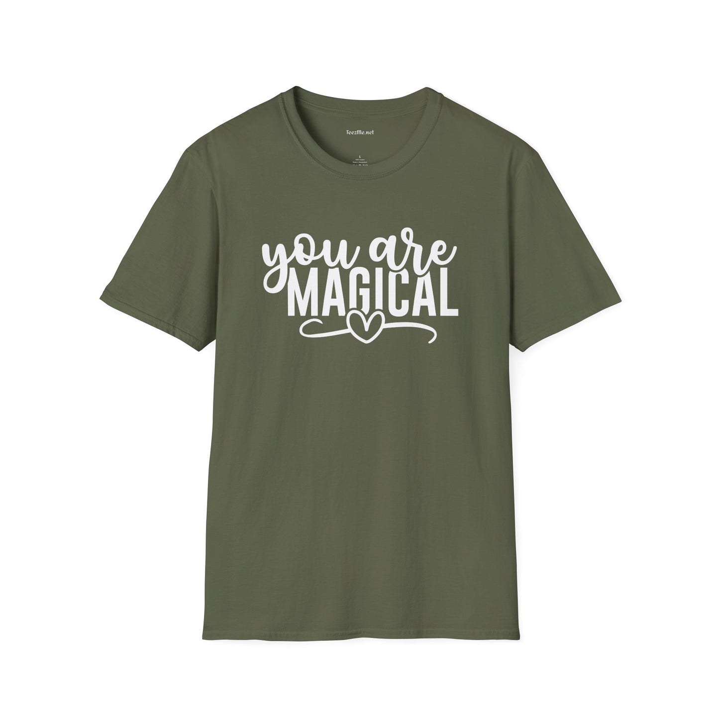 You are Magical (white text) Unisex Softstyle T-Shirt 100% Cotton Graphic