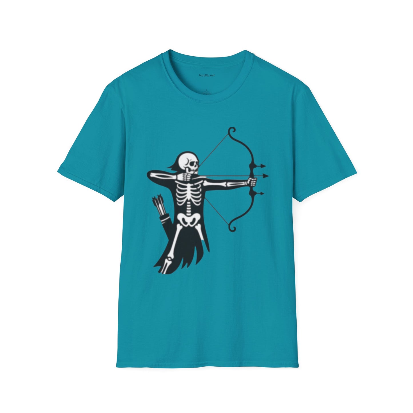 Skeleton Archer Unisex Softstyle T-Shirt 100% Cotton Graphic
