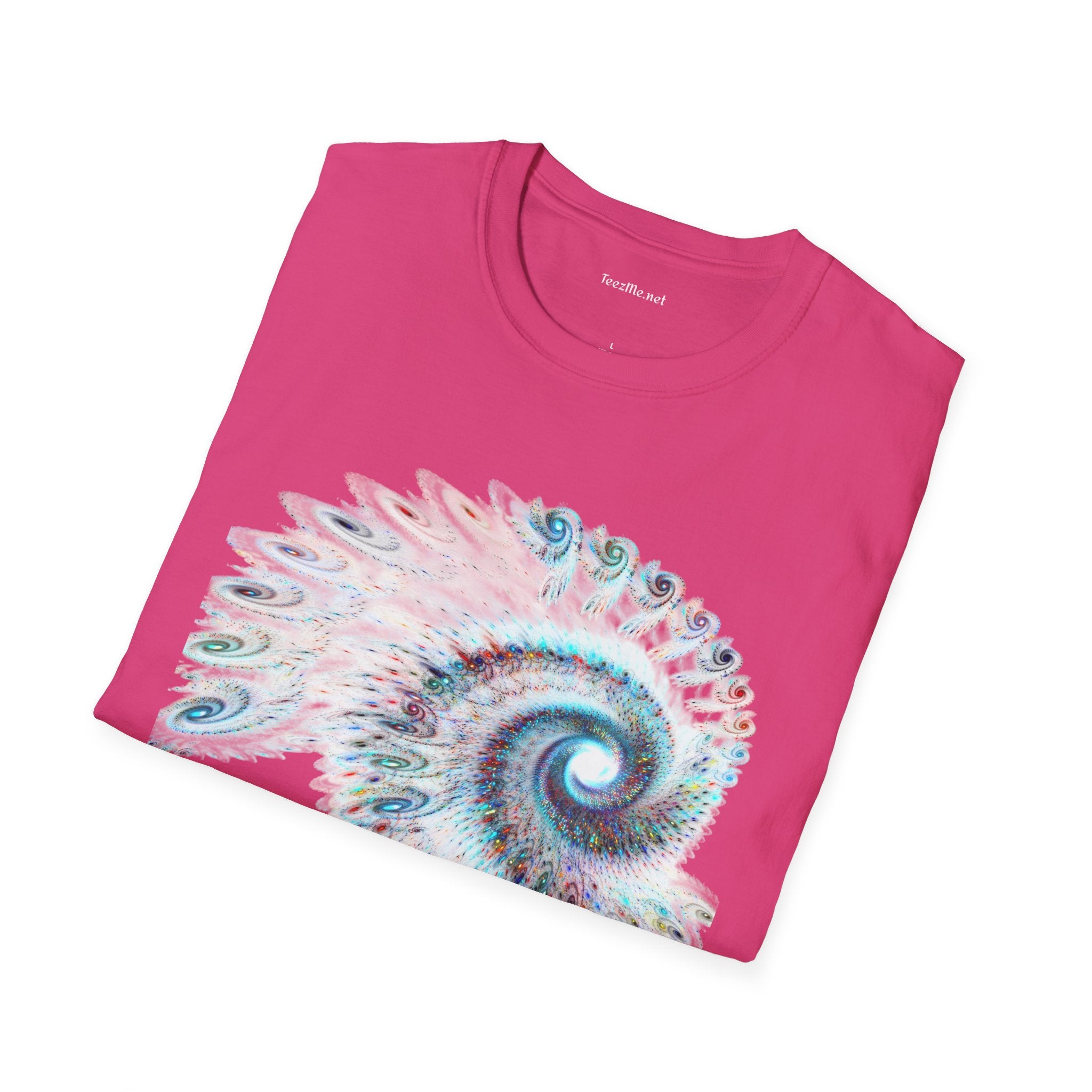 Abstract Spiral - Unisex  Softstyle T-Shirt 100% Cotton Graphic