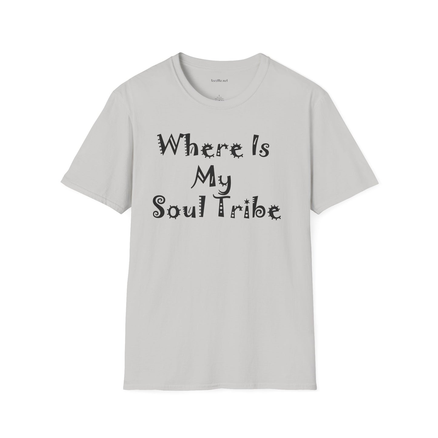 Where Is My Soul Tribe 03 Unisex Soft Style T-Shirt 100% Cotton Graphic