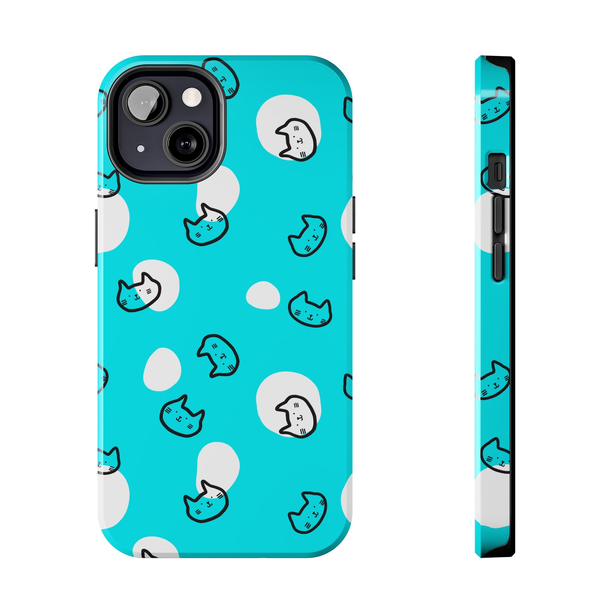 Cute Cat Pattern Cell Phone Case Tough Phone Cases