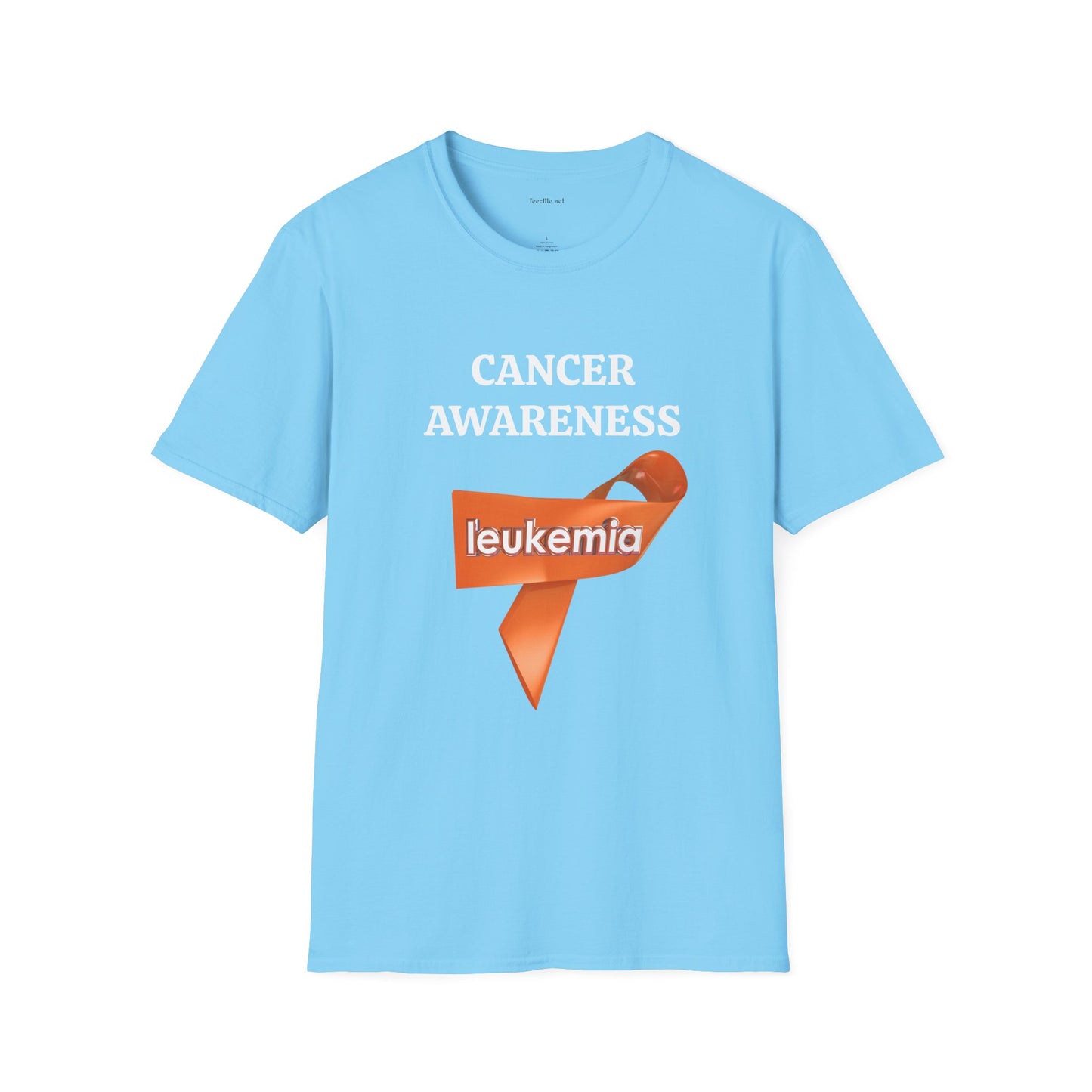 Leukemia Cancer Awareness - Unisex Softstyle T-Shirt 100% Cotton Graphic