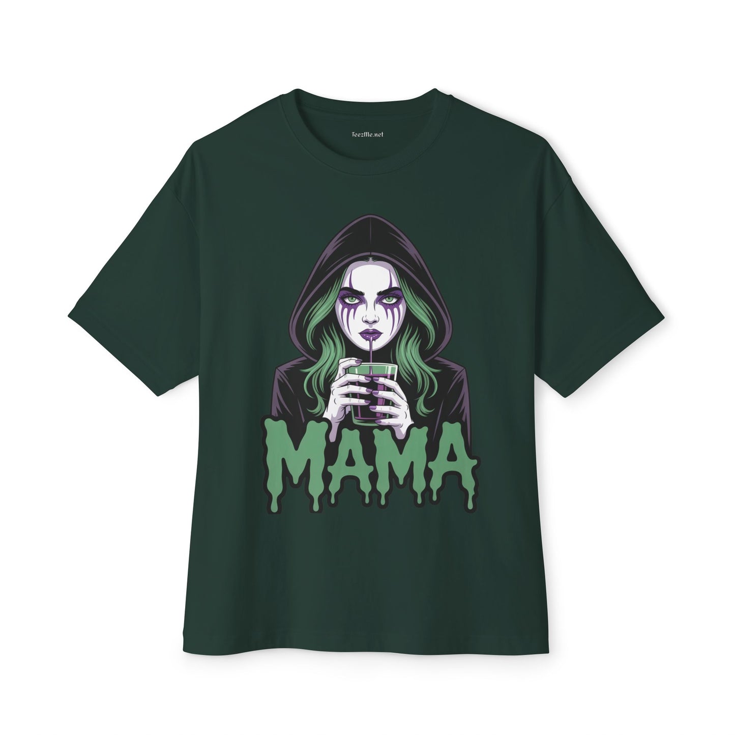 Cute Horror Mama 02 Unisex Oversized Boxy Tee