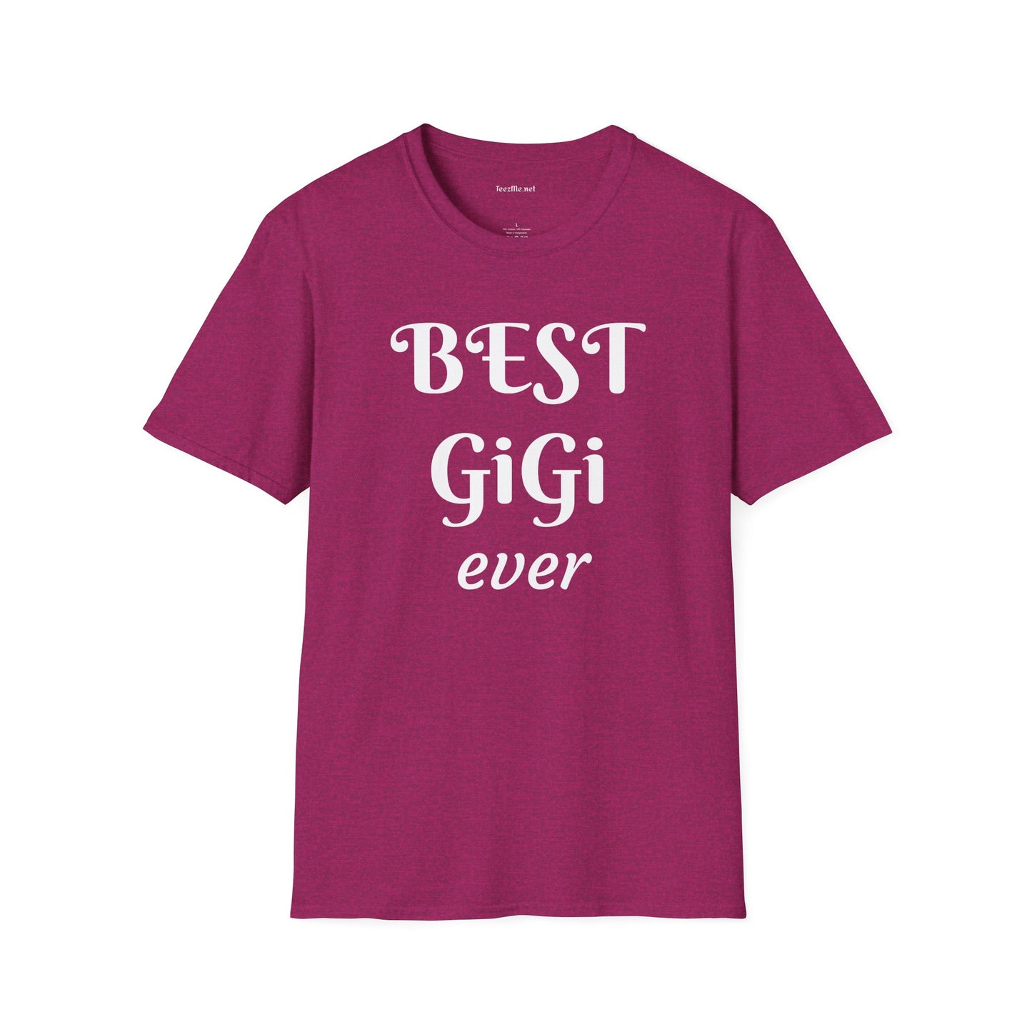 Best GiGi ever - Unisex Softstyle T-Shirt 100% Cotton Graphic