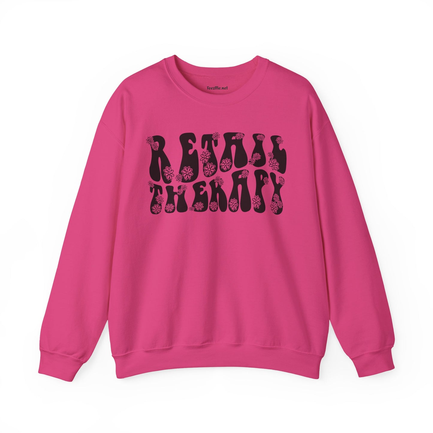Retail Therapy Retro 01 Unisex Heavy Blend™ Crewneck Sweatshirt Graphic