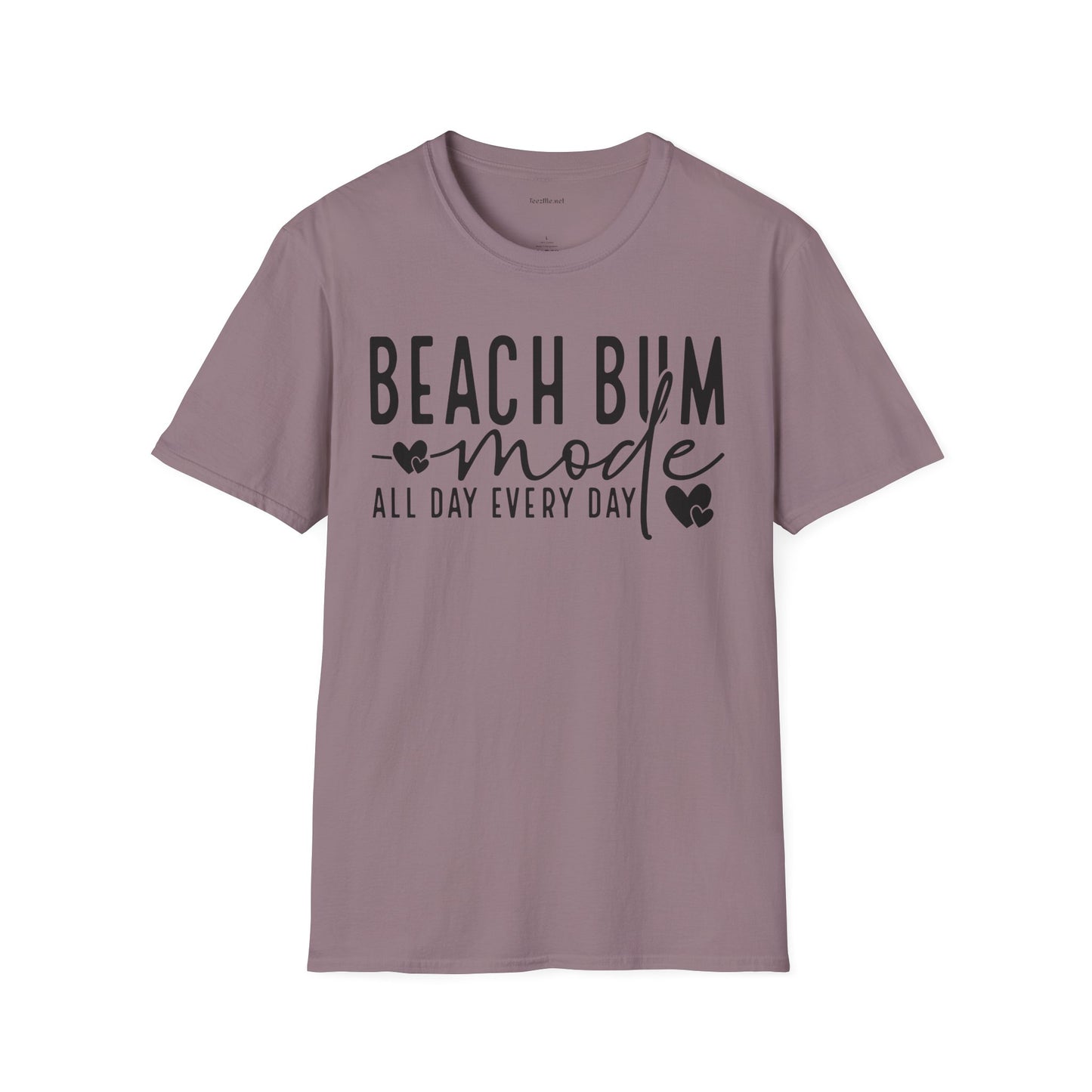 Beach Bum - Unisex Softstyle T-Shirt 100% Cotton Graphic