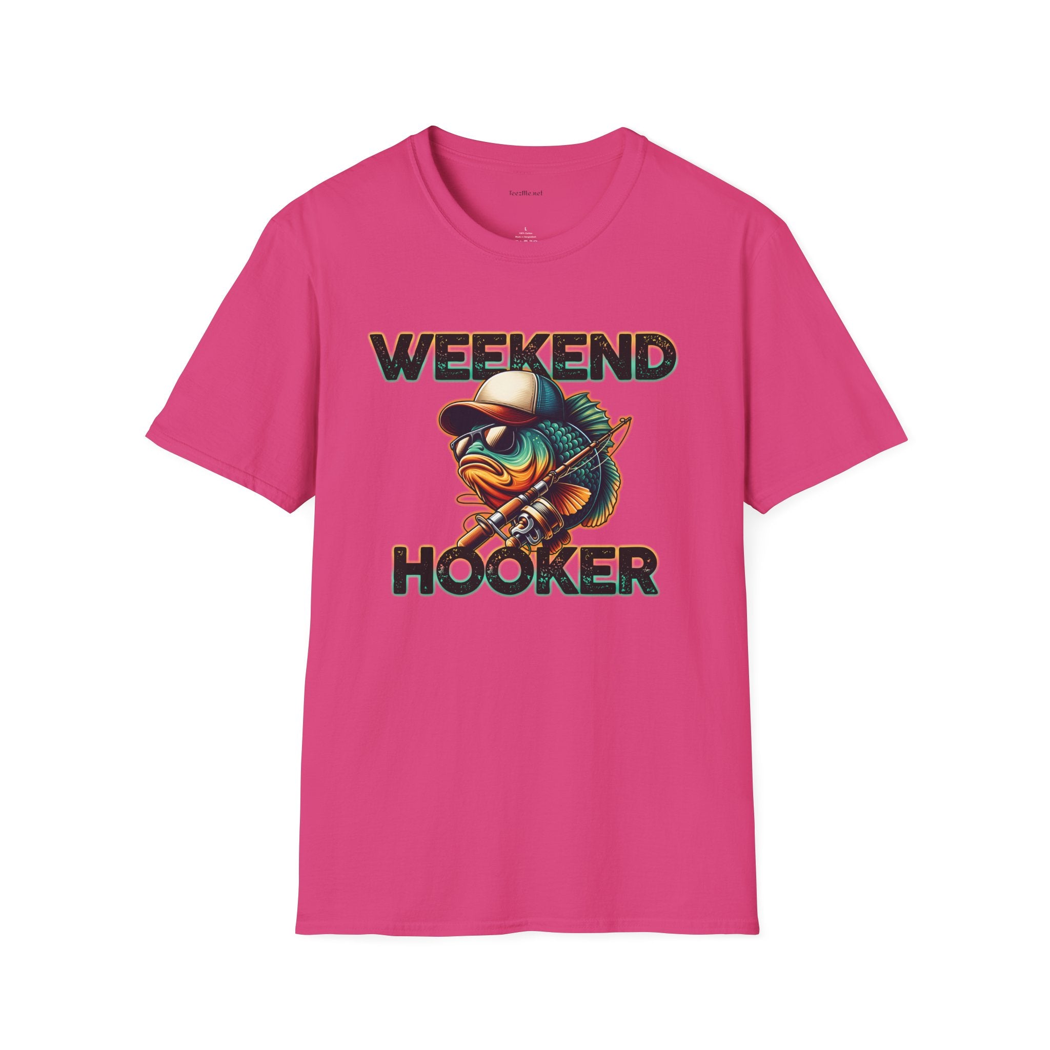 Weekend Hooker  - Unisex Softstyle T-Shirt 100% Cotton Graphic