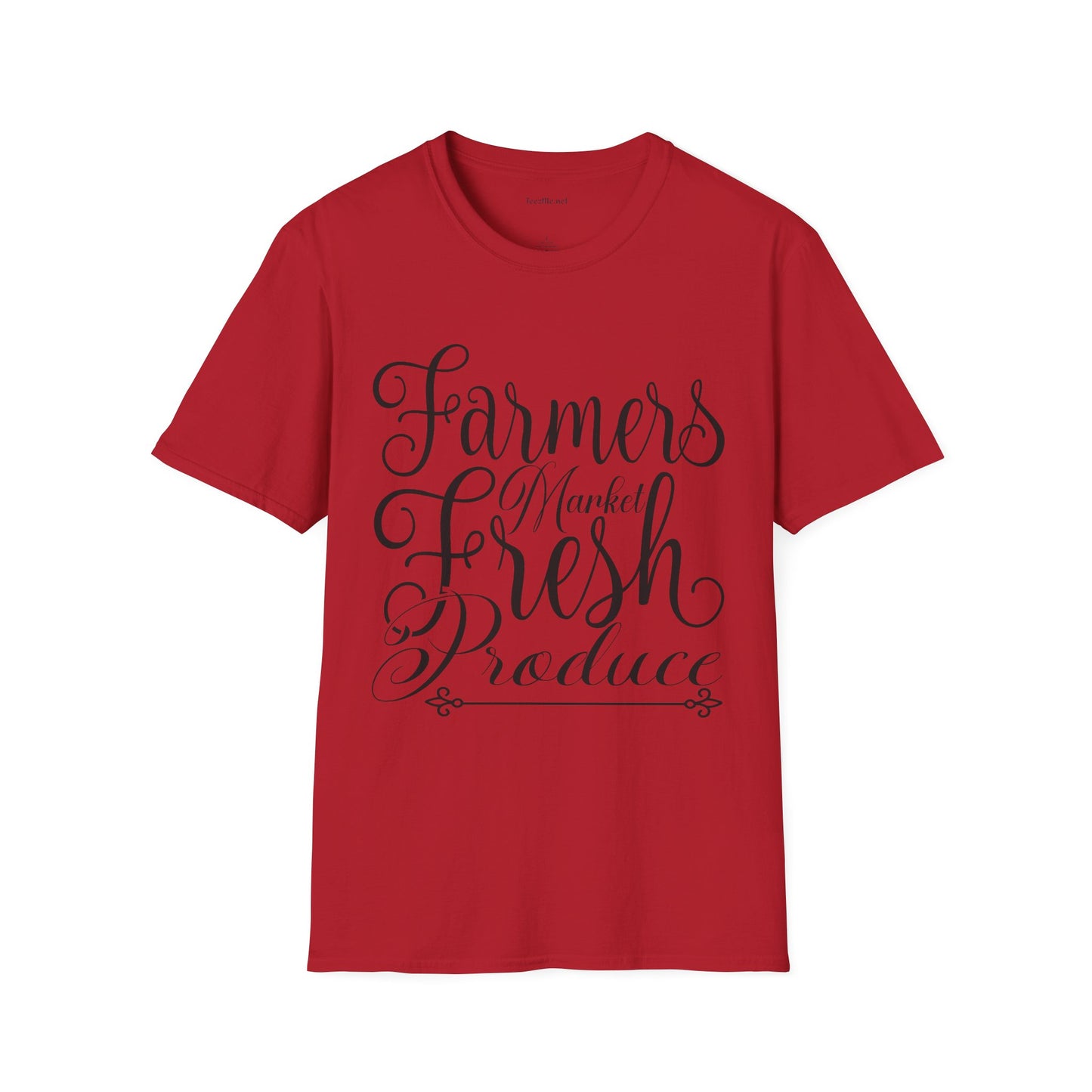 Farmers Market Fresh Produce Unisex Soft Style T-Shirt 100% Cotton Graphic