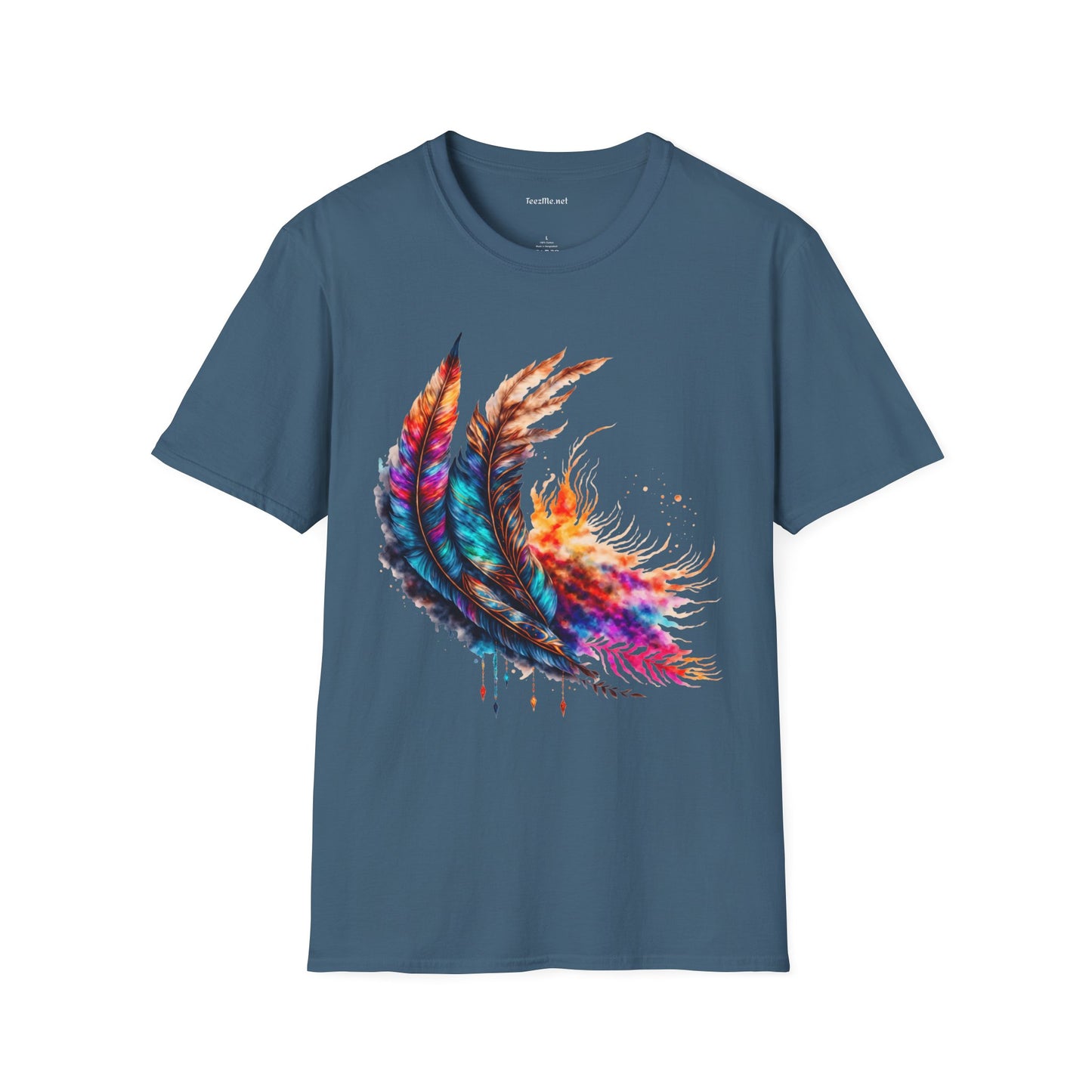 Eagle Feather (1) Unisex Softstyle T-Shirt 100% Cotton Graphic