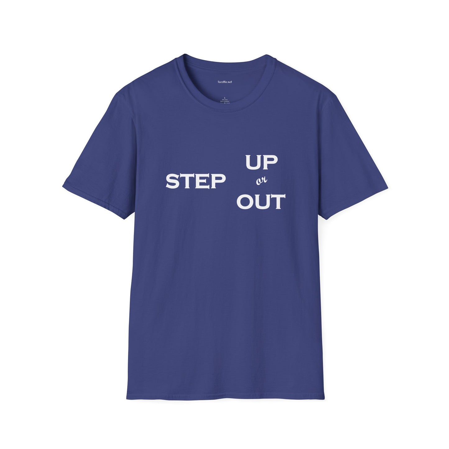 Step Up - Unisex Softstyle T-Shirt 100% Cotton Graphic