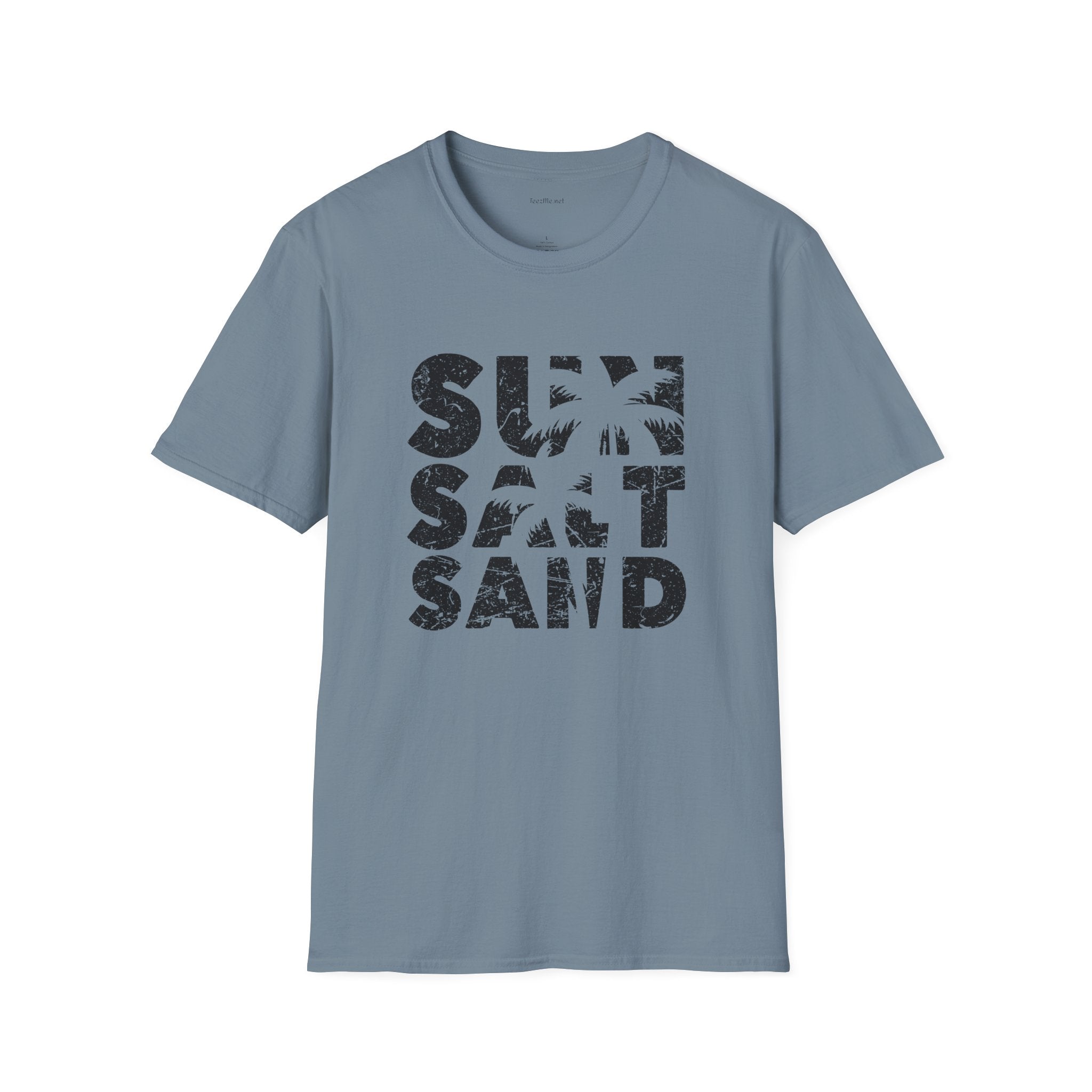 Sun Salt Sand - Unisex Softstyle T-Shirt 100% Cotton Graphic