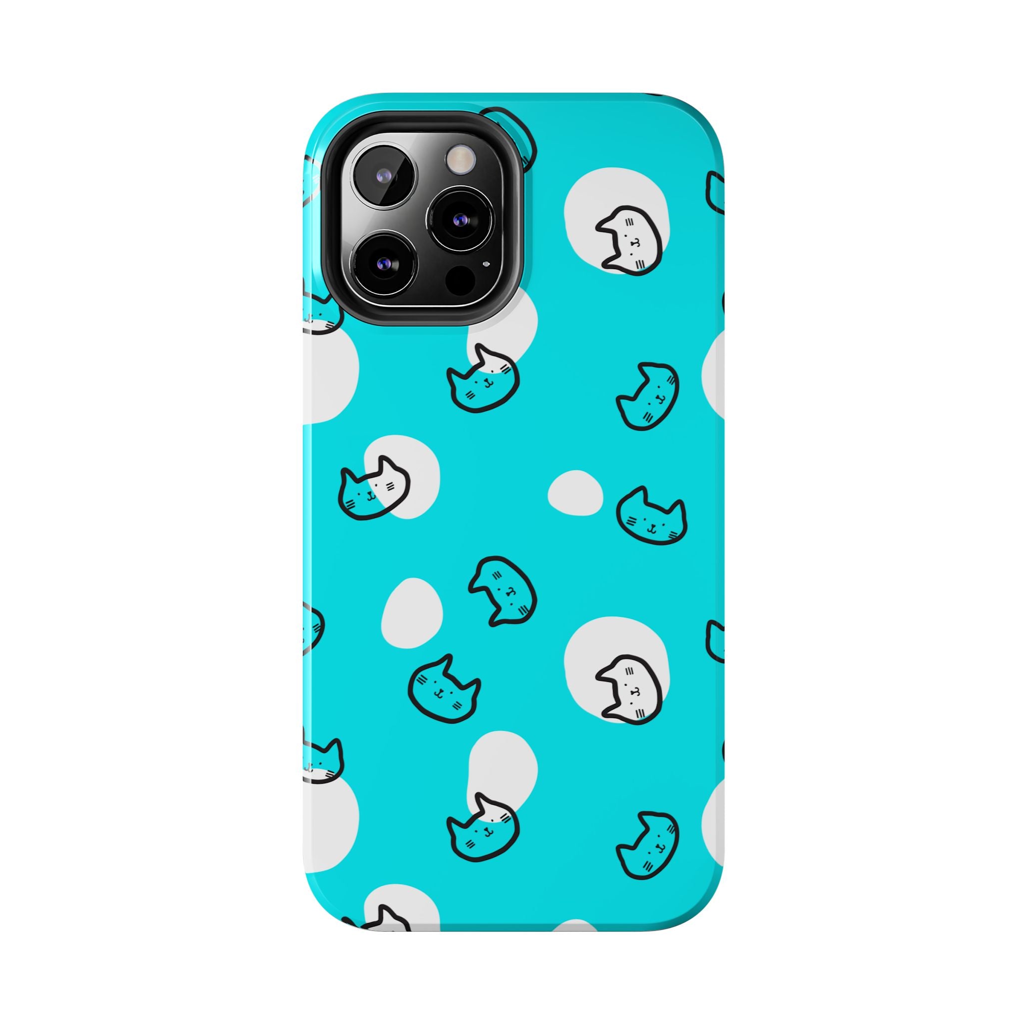 Cute Cat Pattern Cell Phone Case Tough Phone Cases