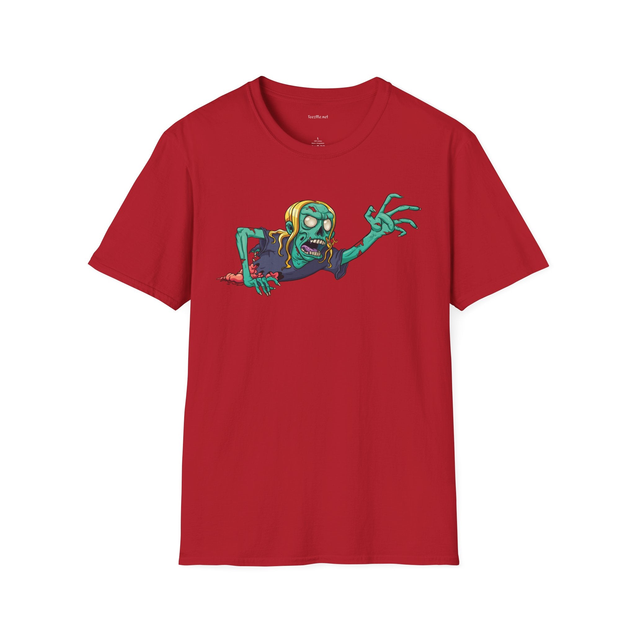 Zombie Grab - Unisex Softstyle T-Shirt 100% Cotton Graphic