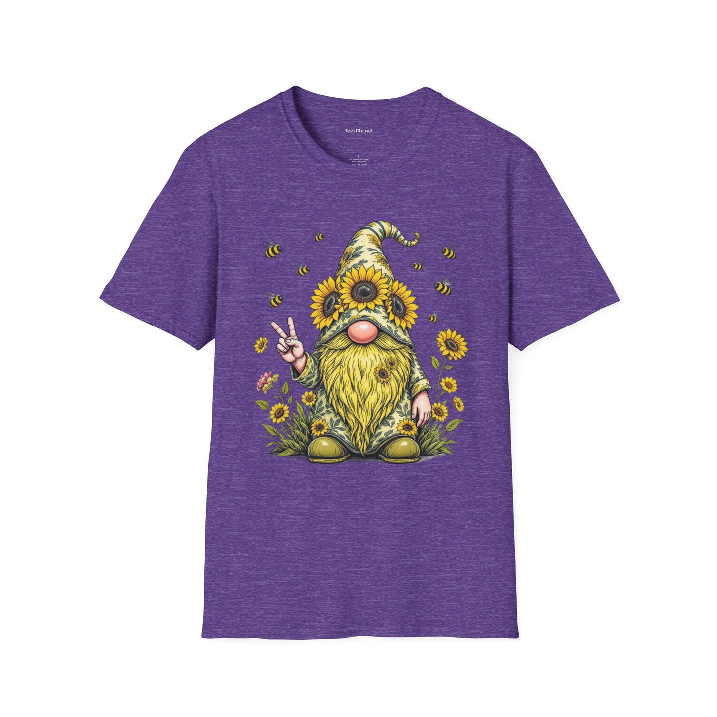 Be Kind Gnome Unisex Softstyle T-Shirt 100% Cotton Graphic